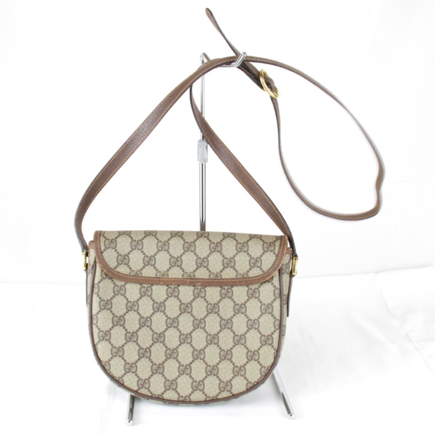 Gucci Brown Gg Supreme Shoulder Bag