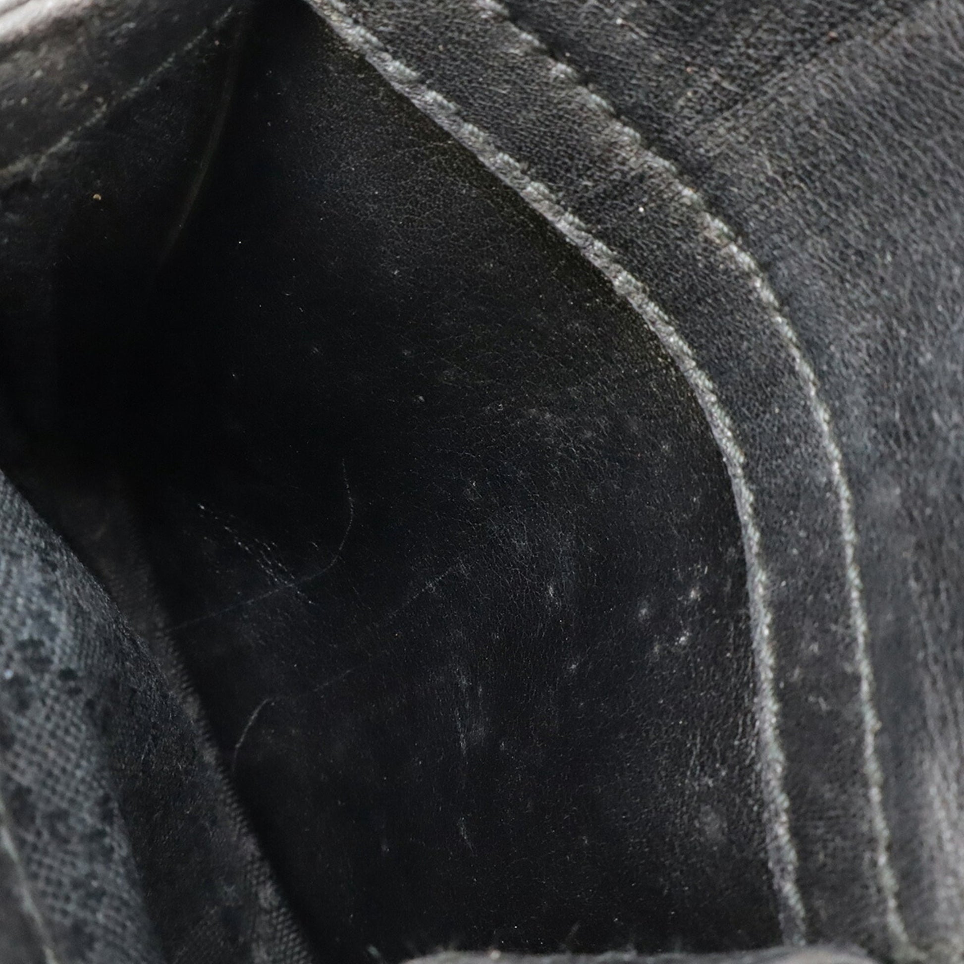 Gucci Black Bamboo Leather Backpack Shoulder Bag