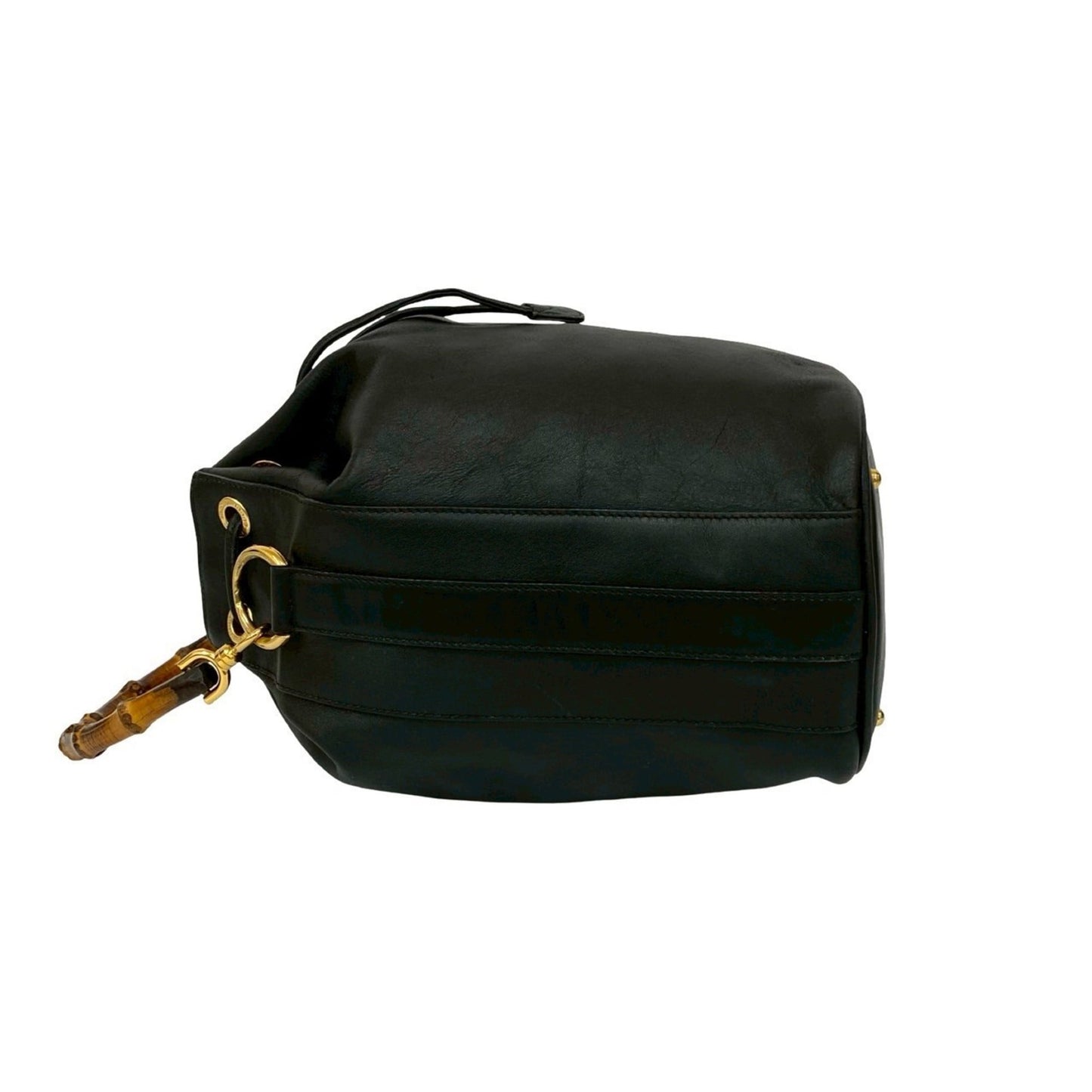 Gucci Black Leather Handbag Shoulder Bag
