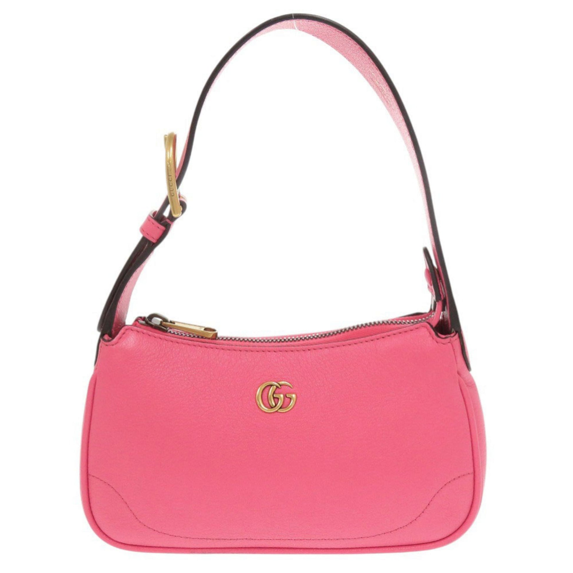 Gucci Pink Leather Handbag Shoulder Bag