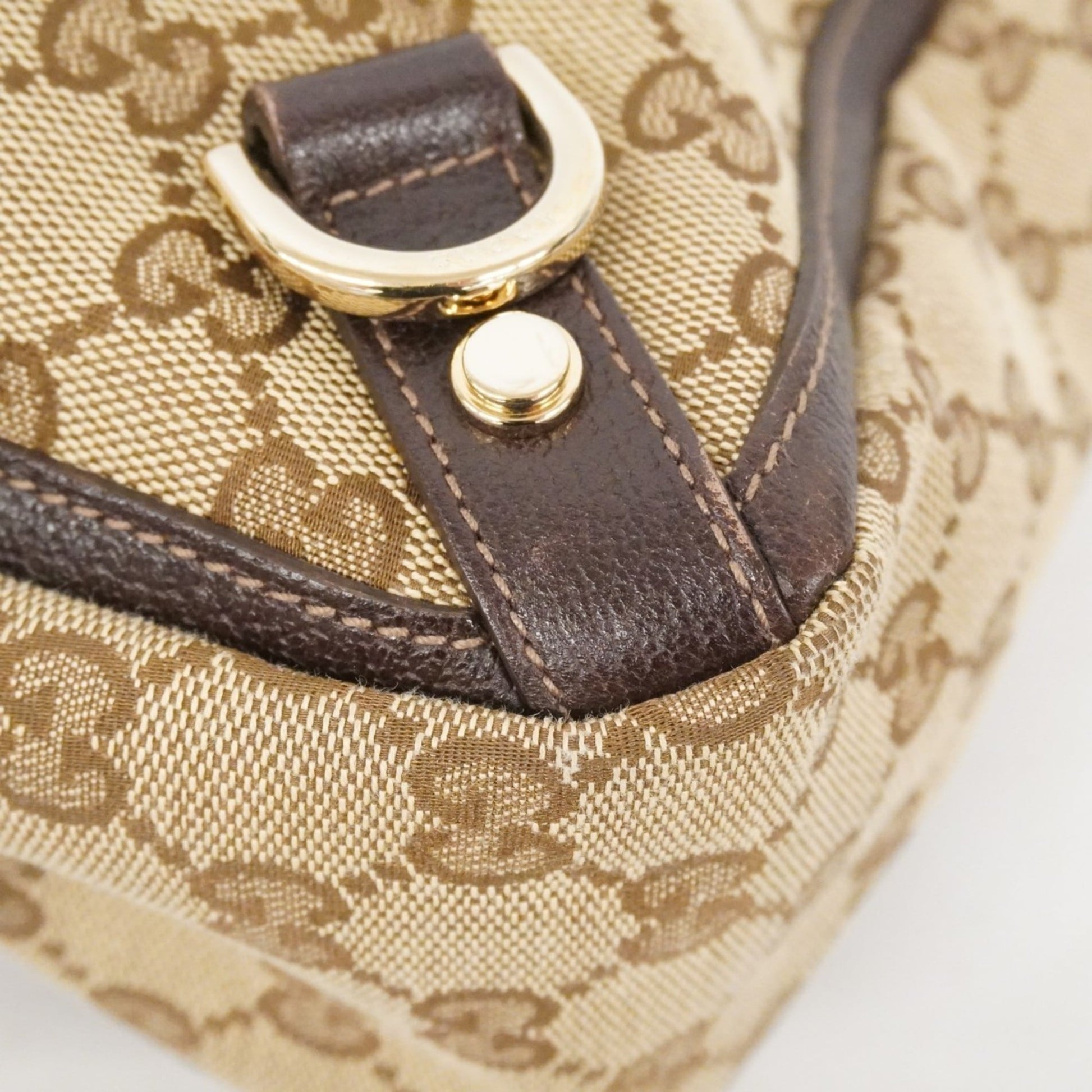 Gucci Brown Canvas Tote Bag
