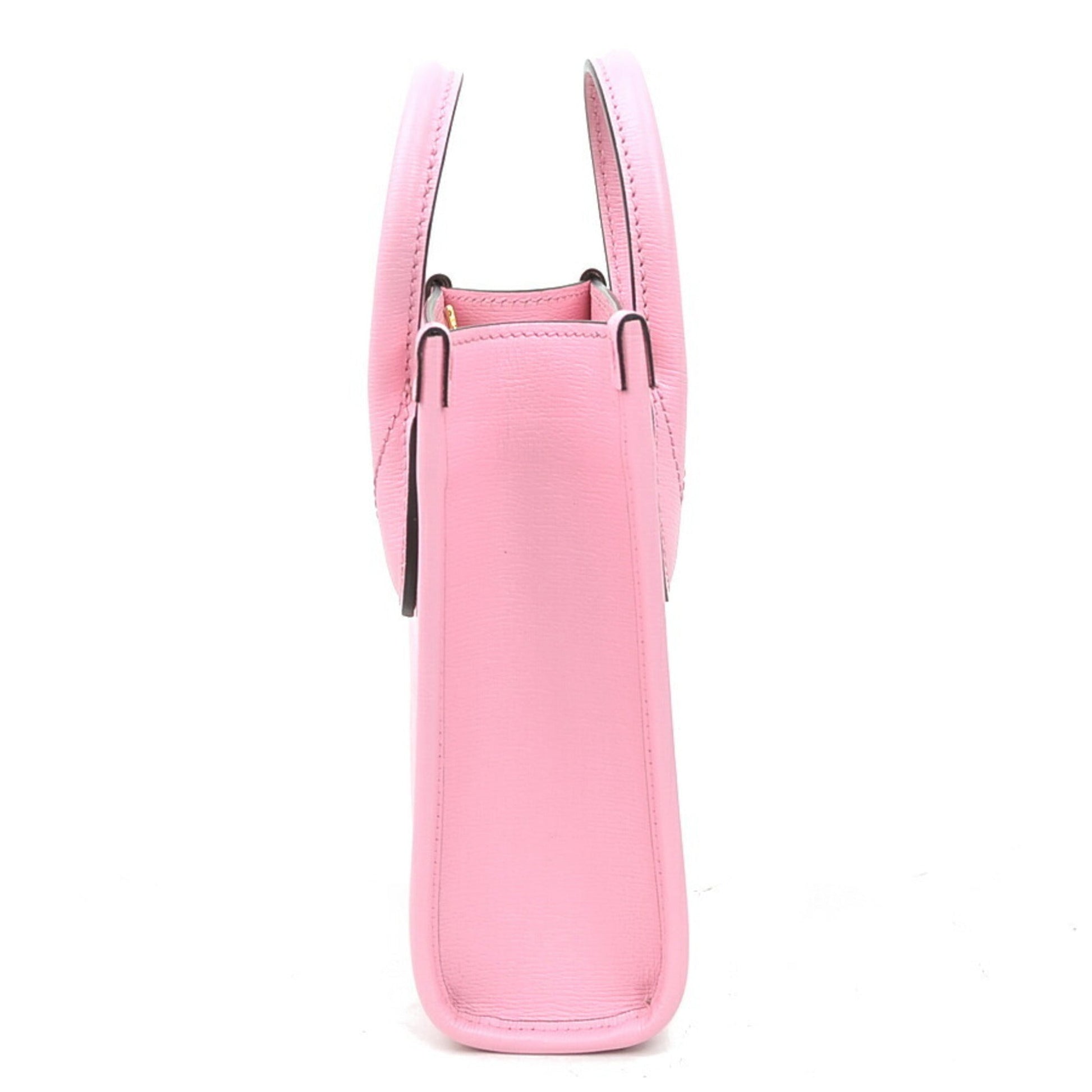 Gucci Pink Leather Handbag Shoulder Bag