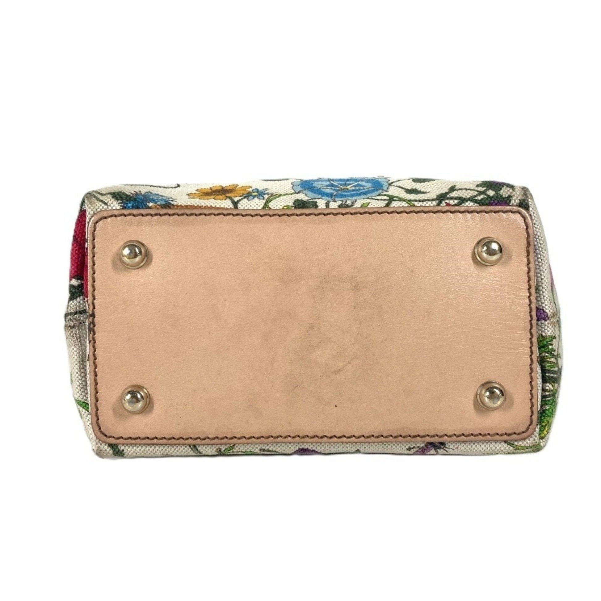 Gucci Multi-Color Canvas Handbag Tote Bag