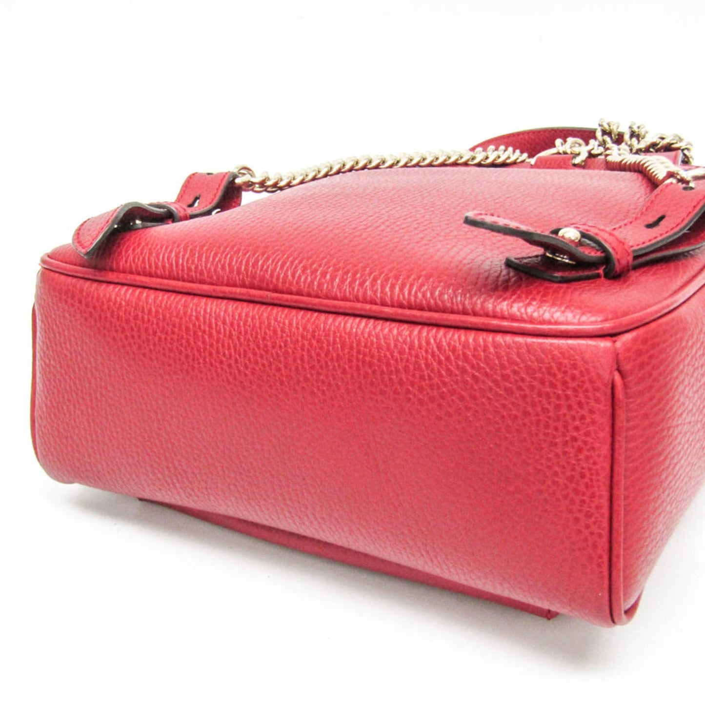 Gucci Soho Red Color Leather Backpack