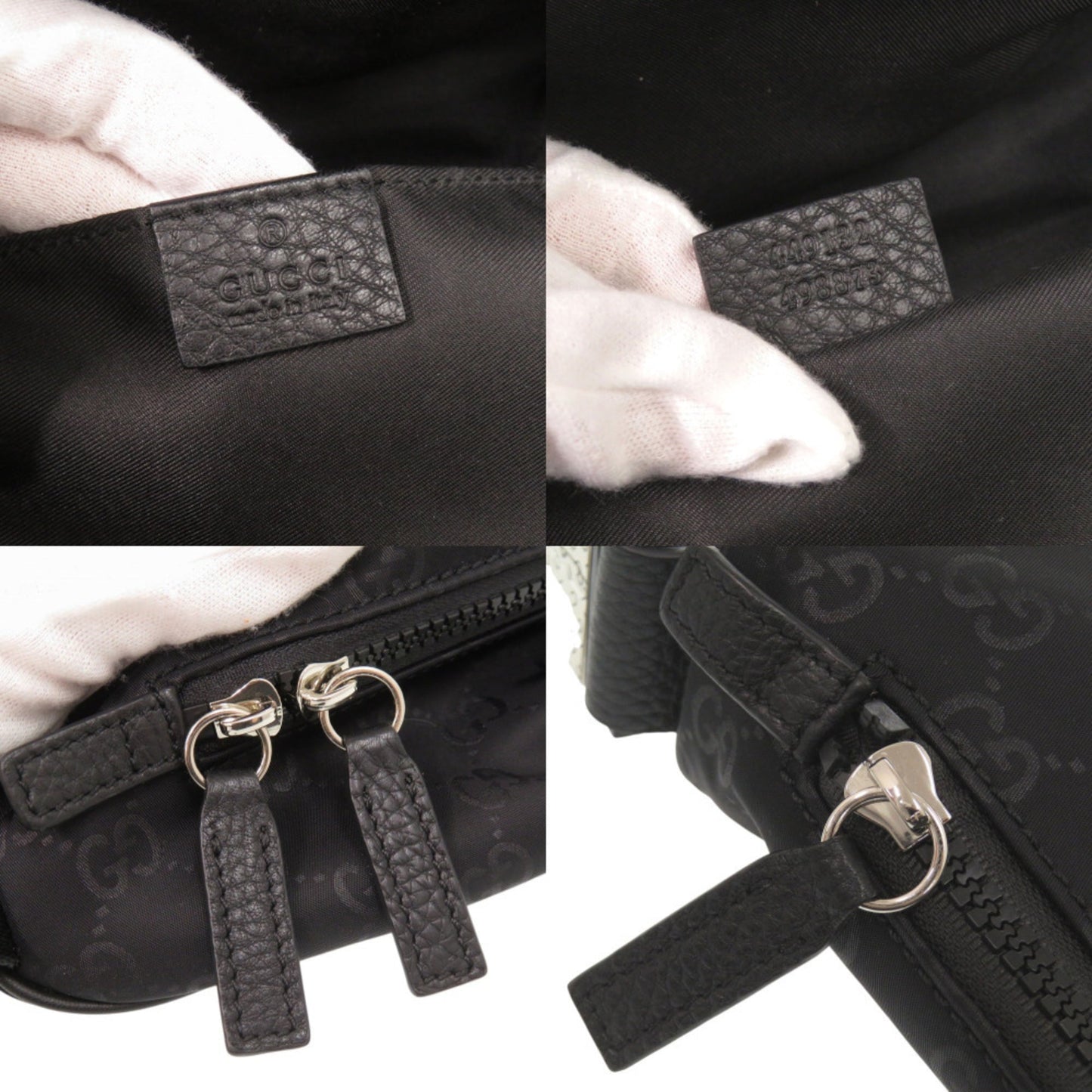 Gucci Black Nylon Shoulder Bag