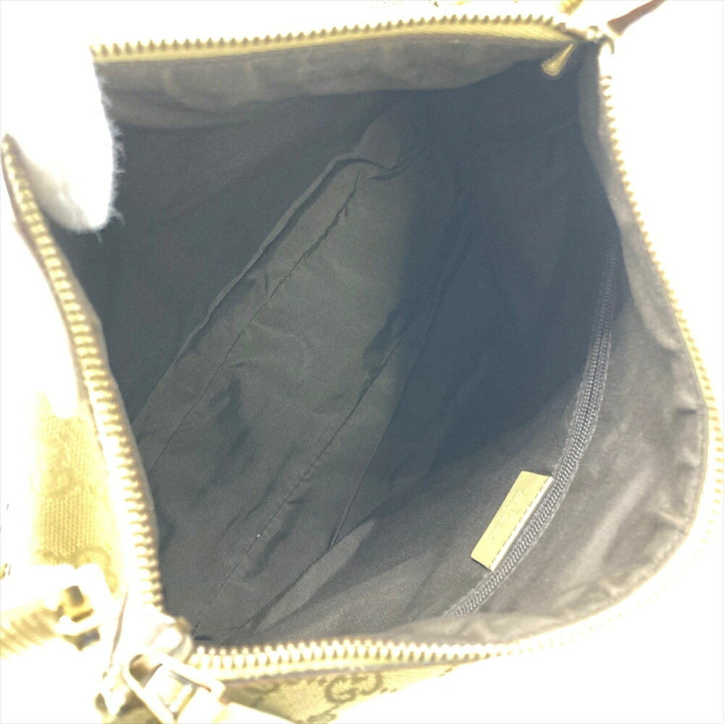 Gucci Gg Canvas Khaki Gg Canvas Shoulder Bag
