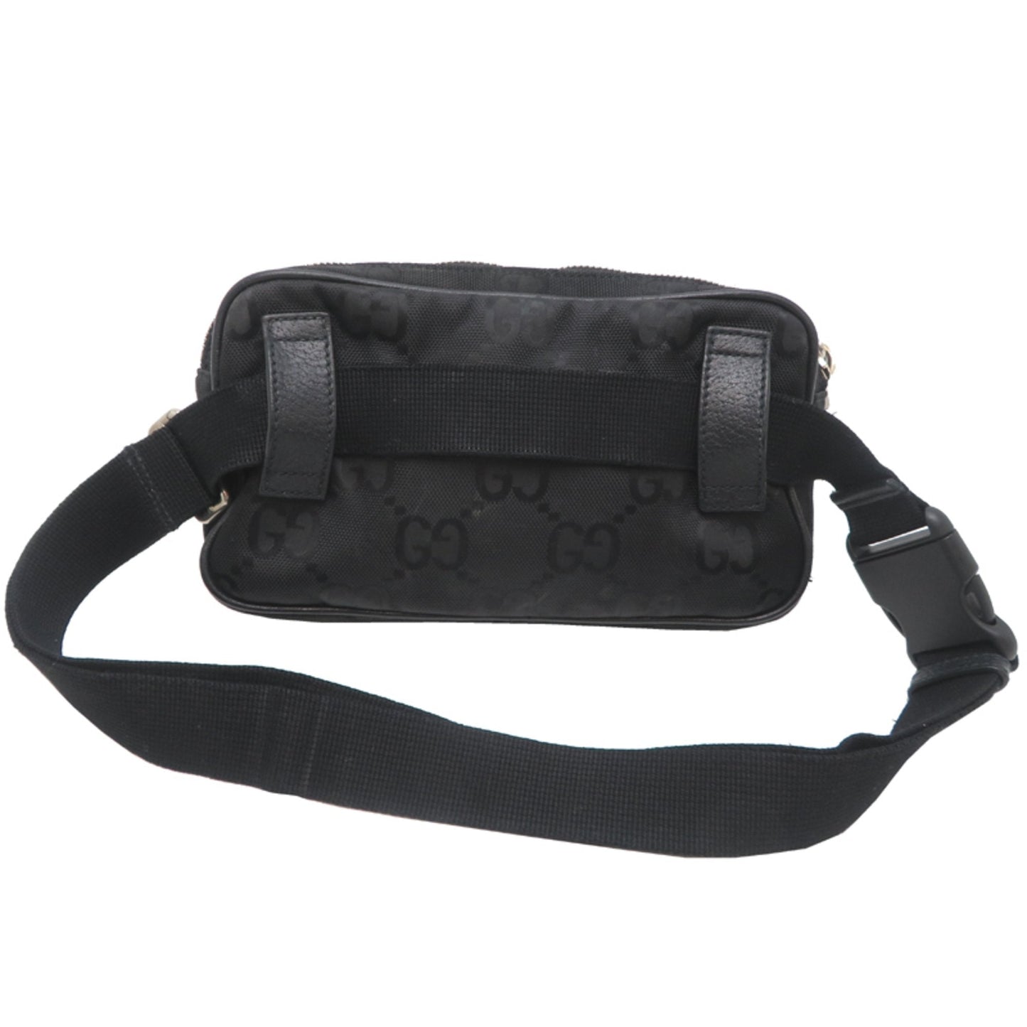 Gucci Black Nylon Leather Fanny Pack