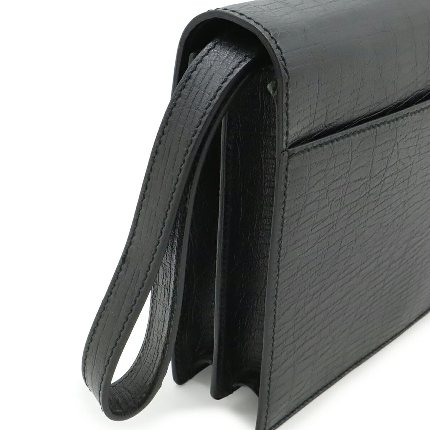 Gucci Black Leather Clutch Bag