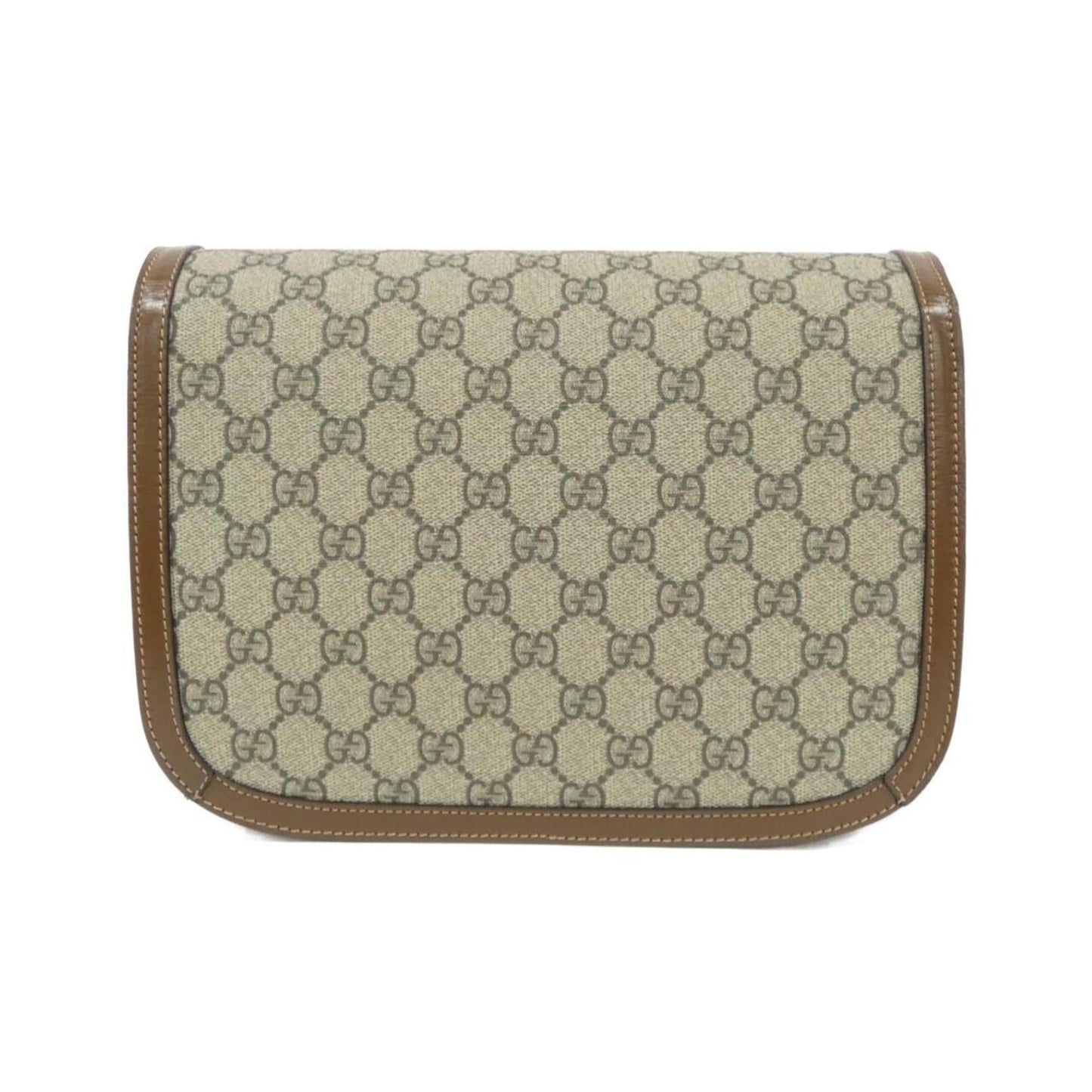 Gucci Beige Brown Gg Supreme Shoulder Bag