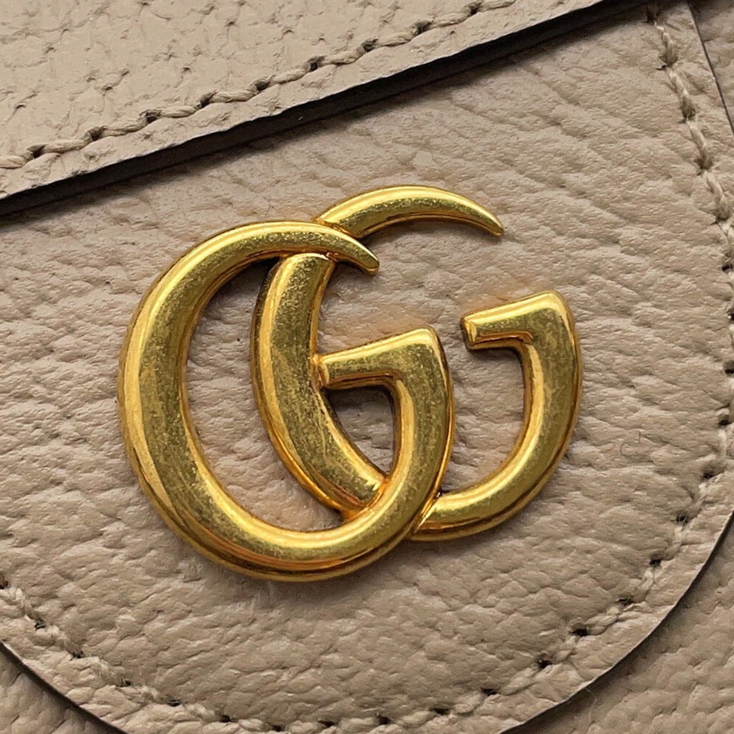 Gucci Beige Leather Handbag Shoulder Bag