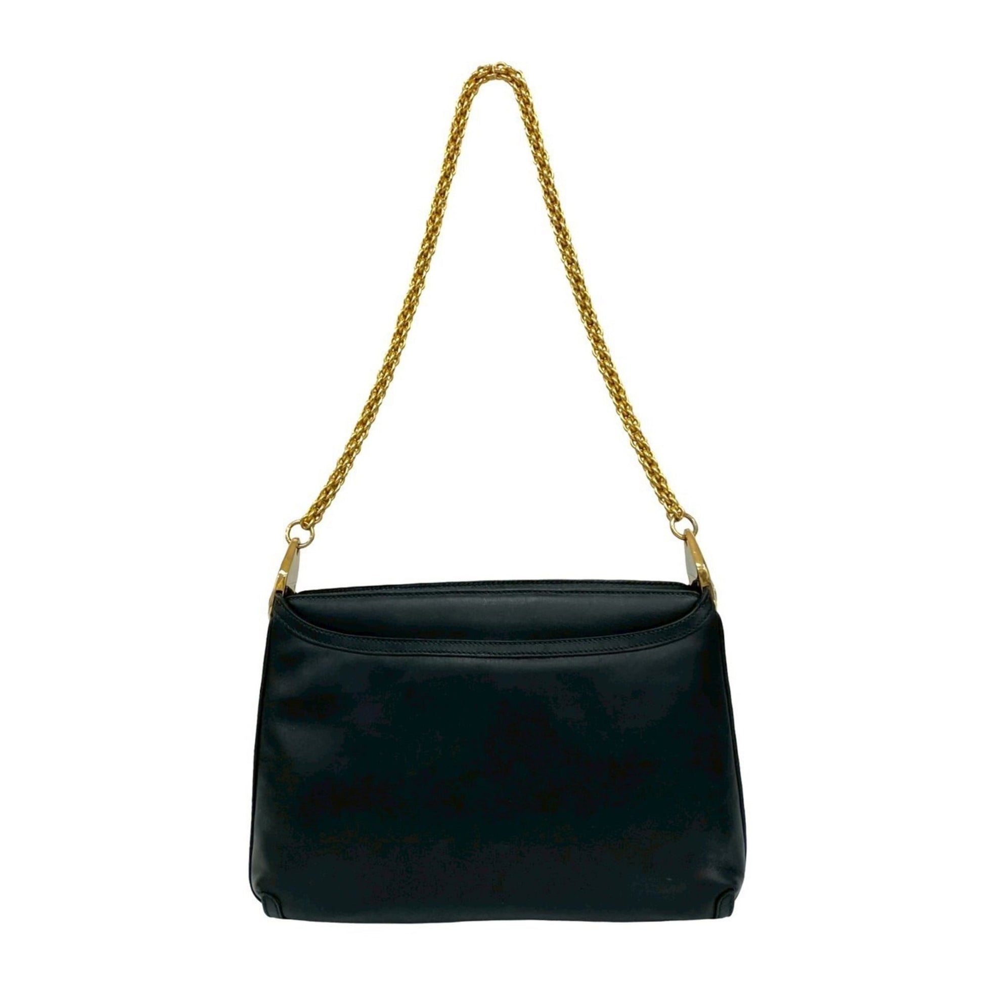 Gucci Black Leather Shoulder Bag