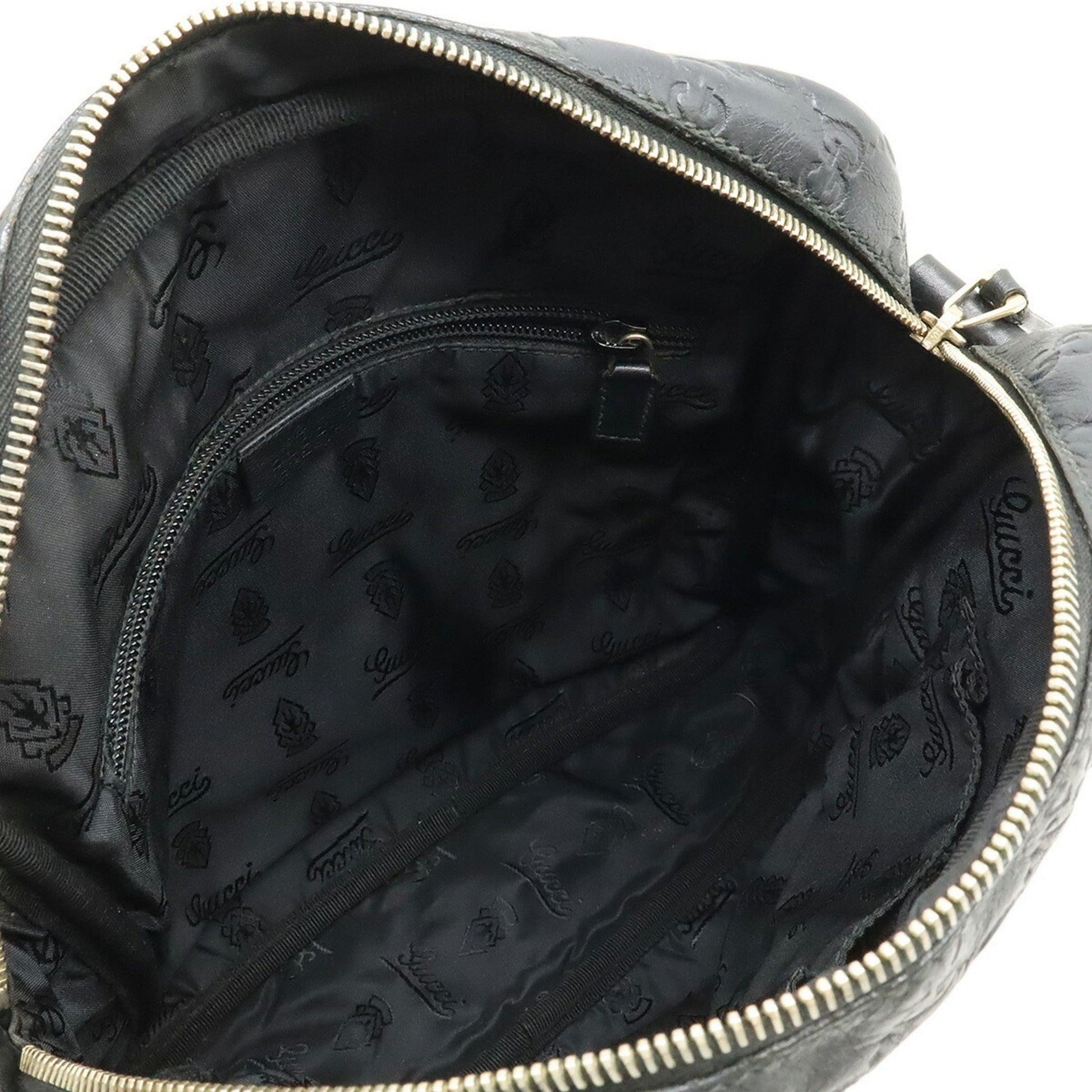 Gucci Black Leather Shoulder Bag