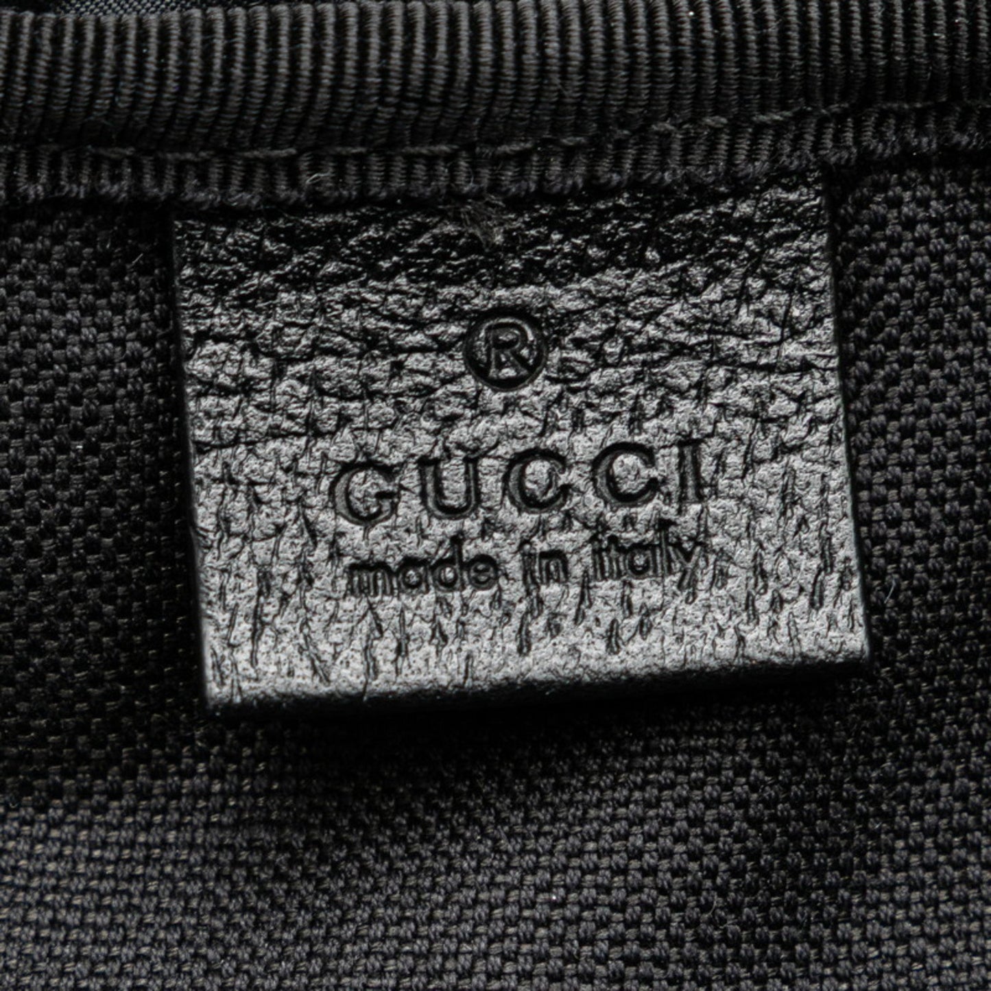 Gucci Black Multi-Color Pvc Leather Backpack