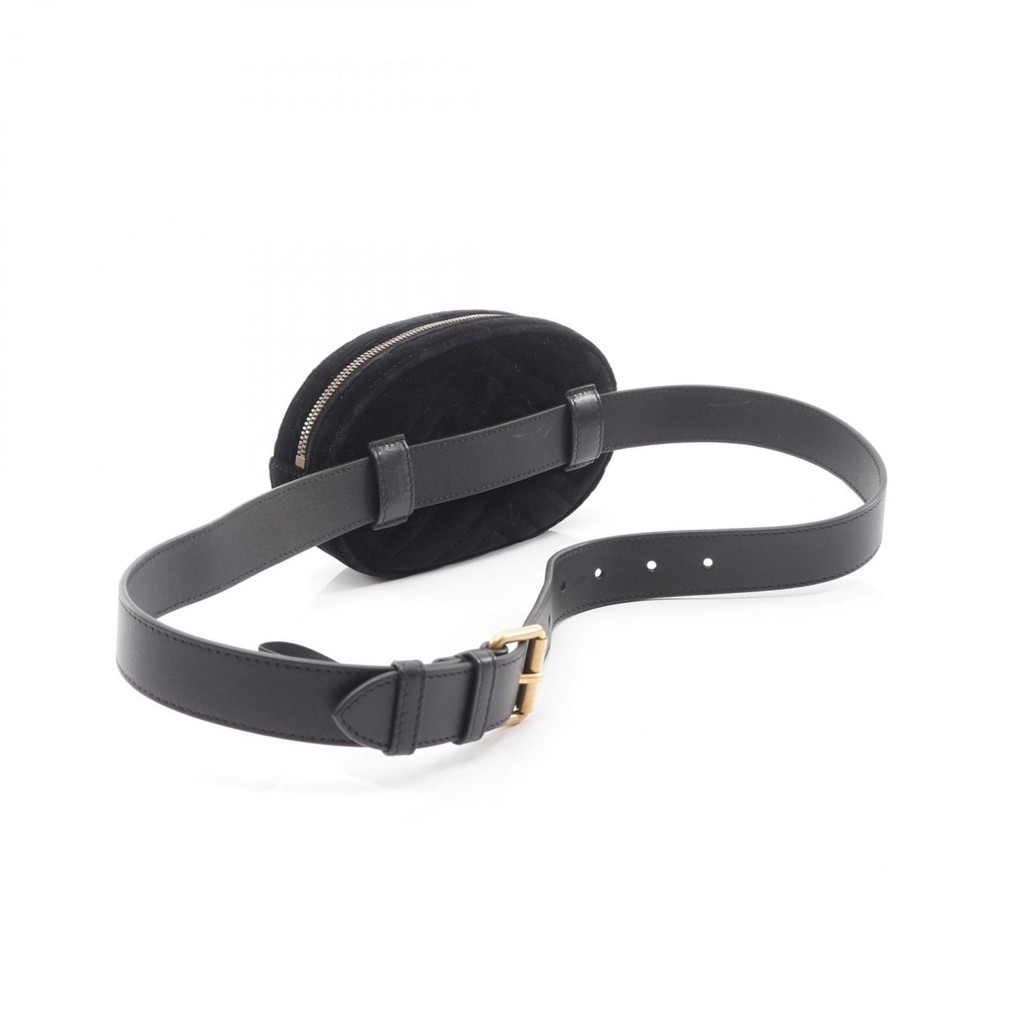 Gucci Black Fabric Leather Fanny Pack