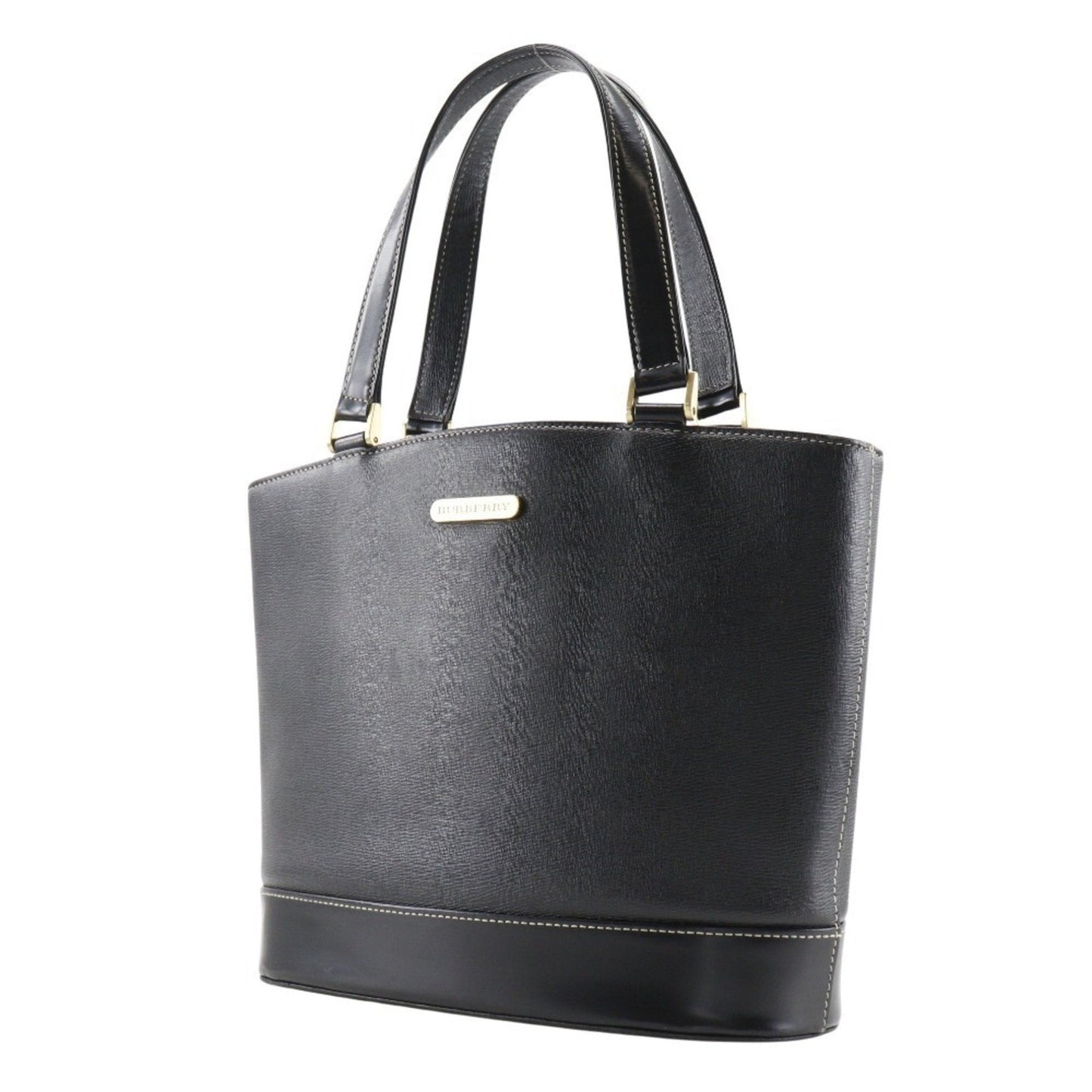 Burberry Handbag Tote Bag Leather Black Tote Bag 4
