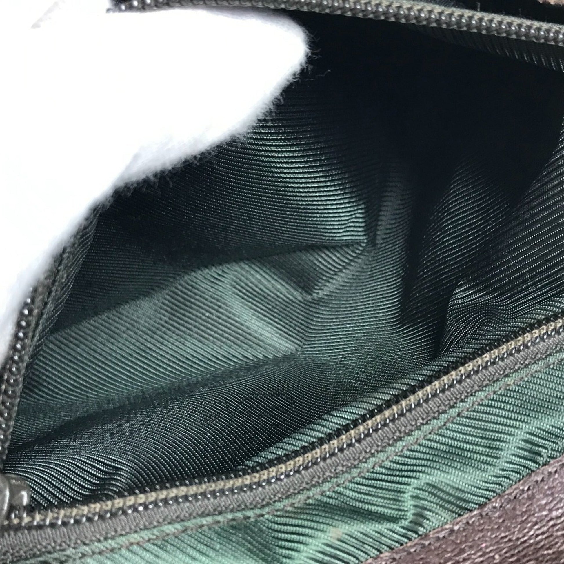 Gucci Beige Dark Brown Gg Canvas Backpack