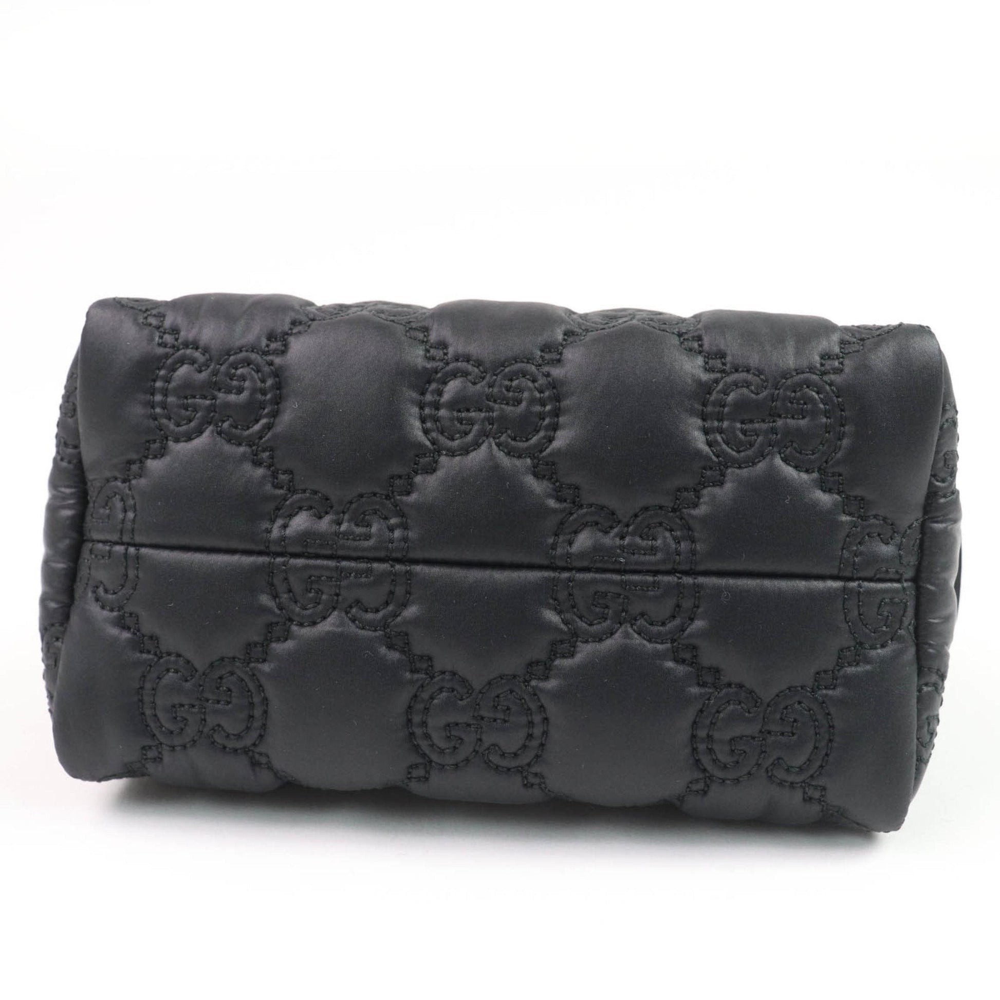 Gucci Black Purple Nylon Pouch