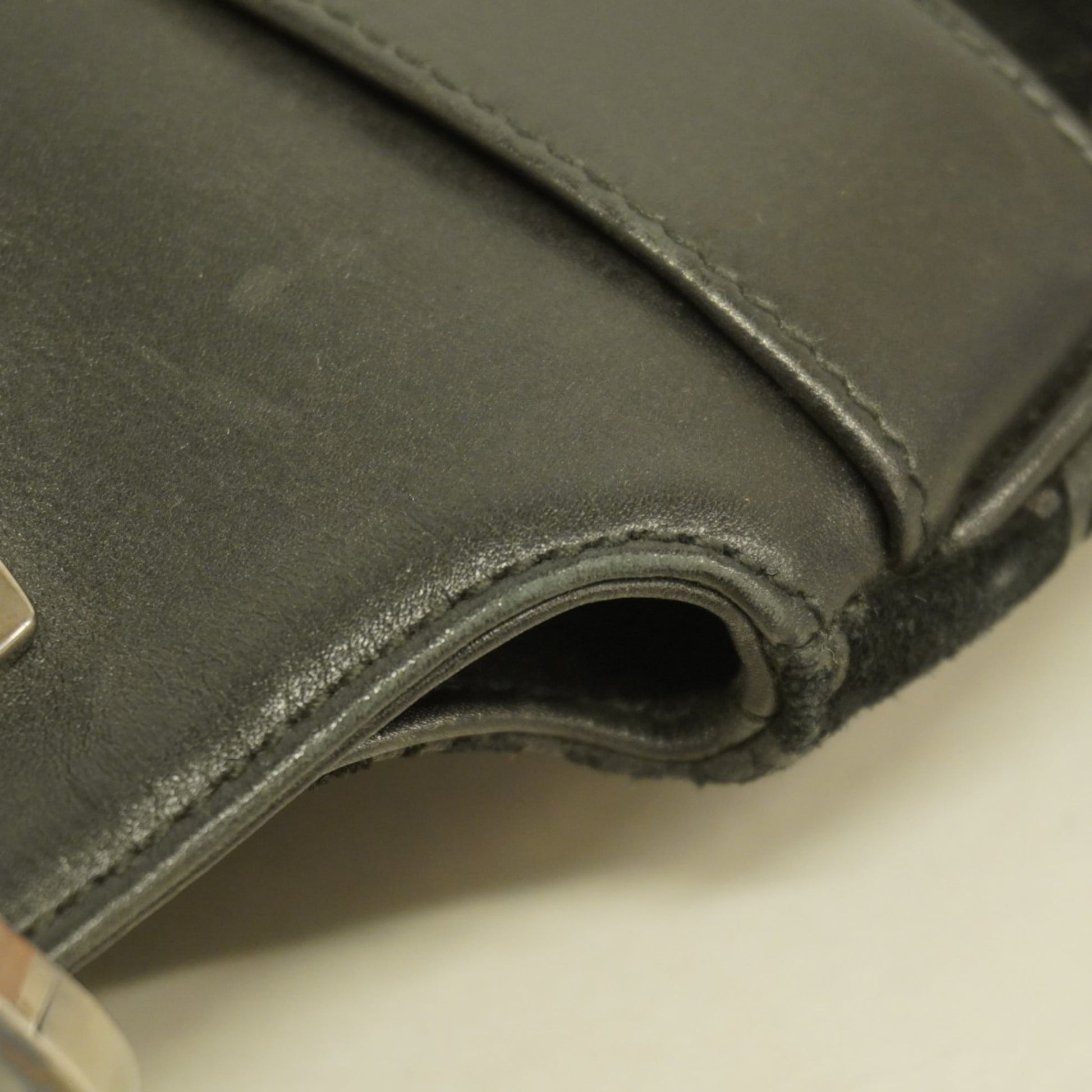 Gucci Black Suede Shoulder Bag