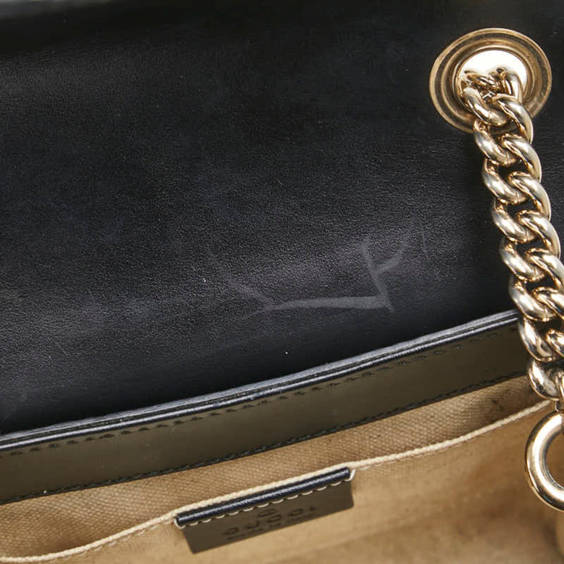 Gucci Horsebit Black Leather Shoulder Bag