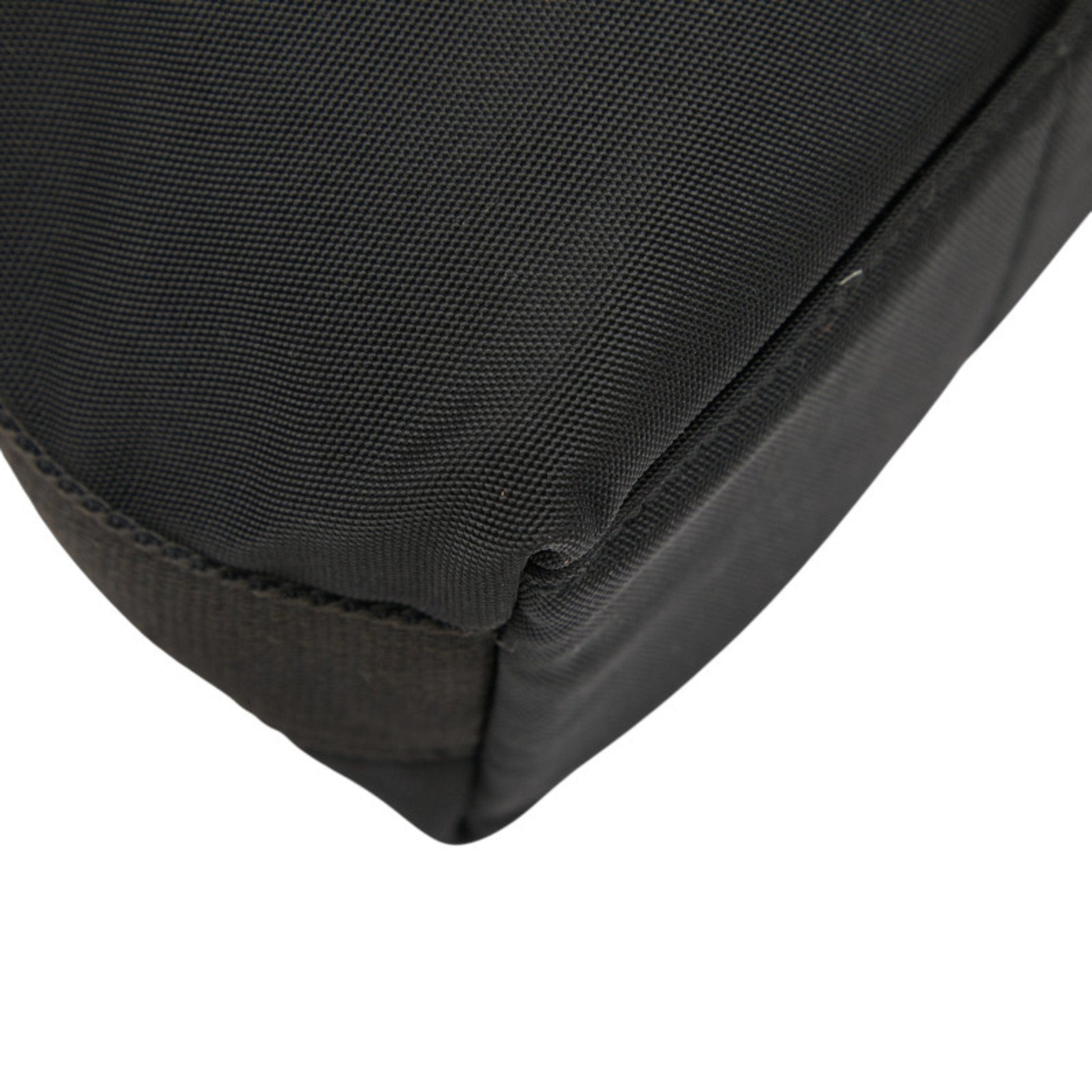 Gucci Black Nylon Leather Messenger Bag Shoulder Bag