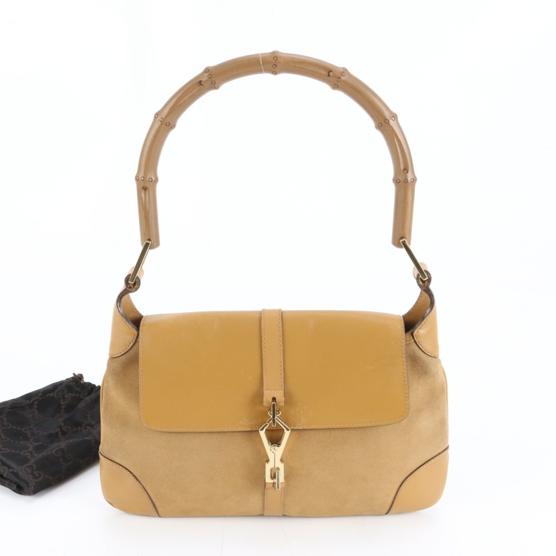 Gucci Brown Leather Shoulder Bag