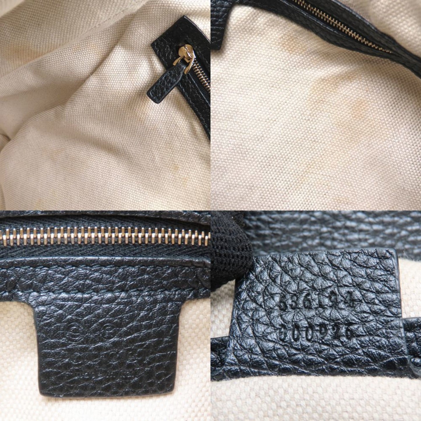 Gucci Soho Black Leather Shoulder Bag