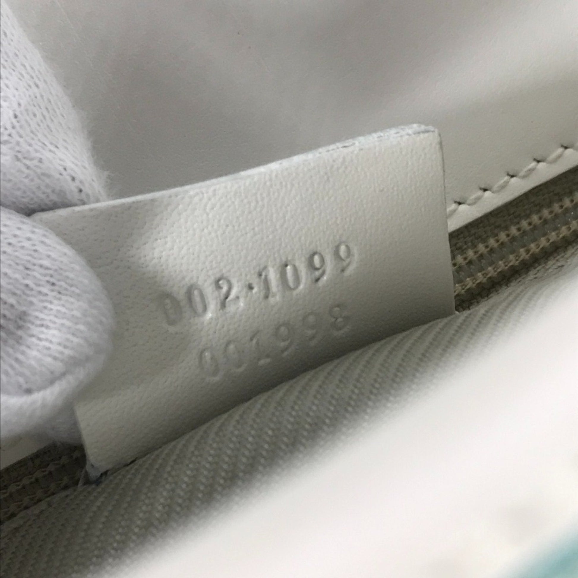 Gucci Blue White Canvas Leather Shoulder Bag Tote Bag