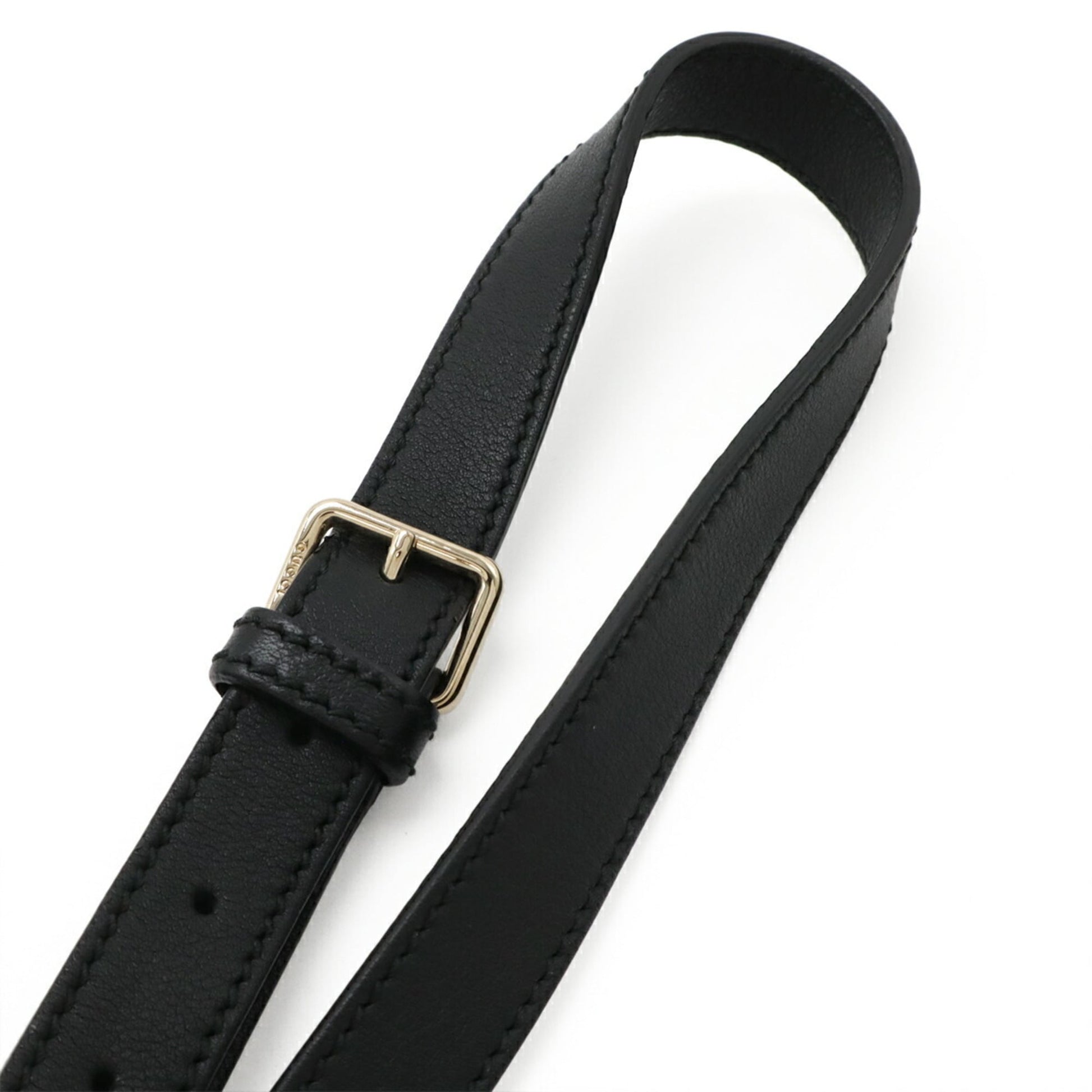 Gucci Black Leather Shoulder Bag