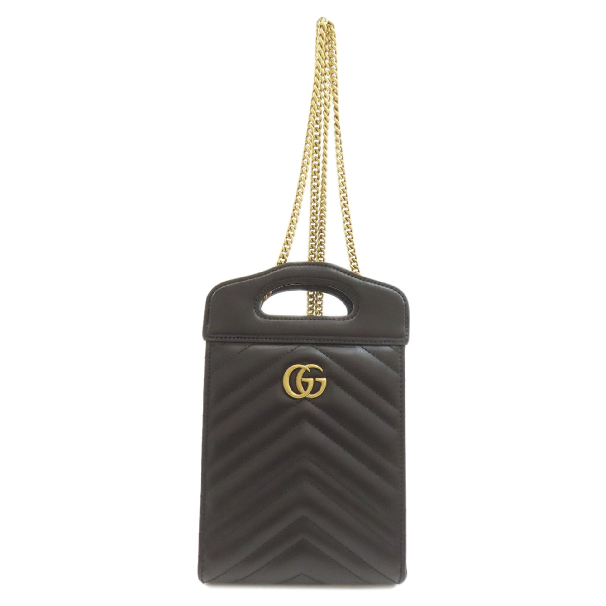 Gucci Black Leather Shoulder Bag