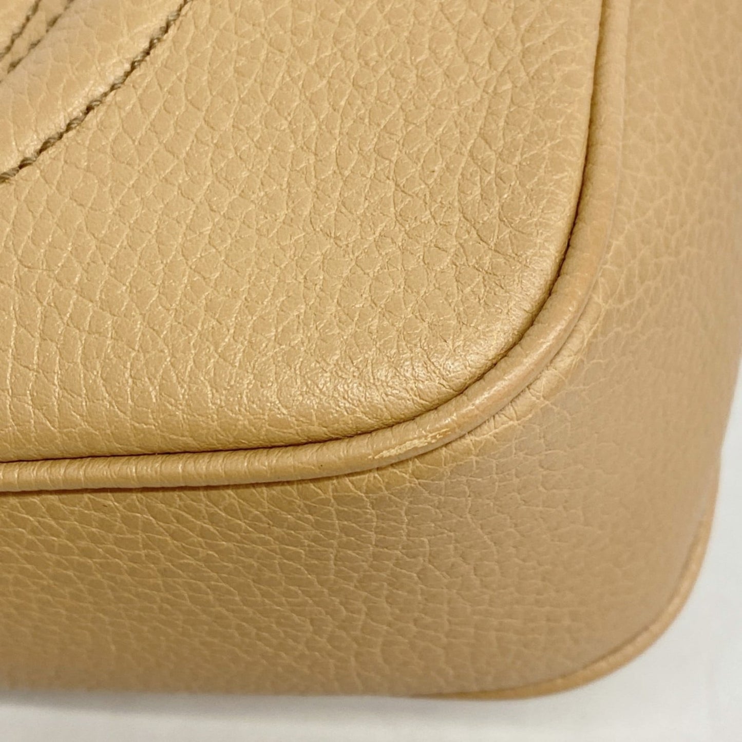 Gucci Beige Leather Shoulder Bag