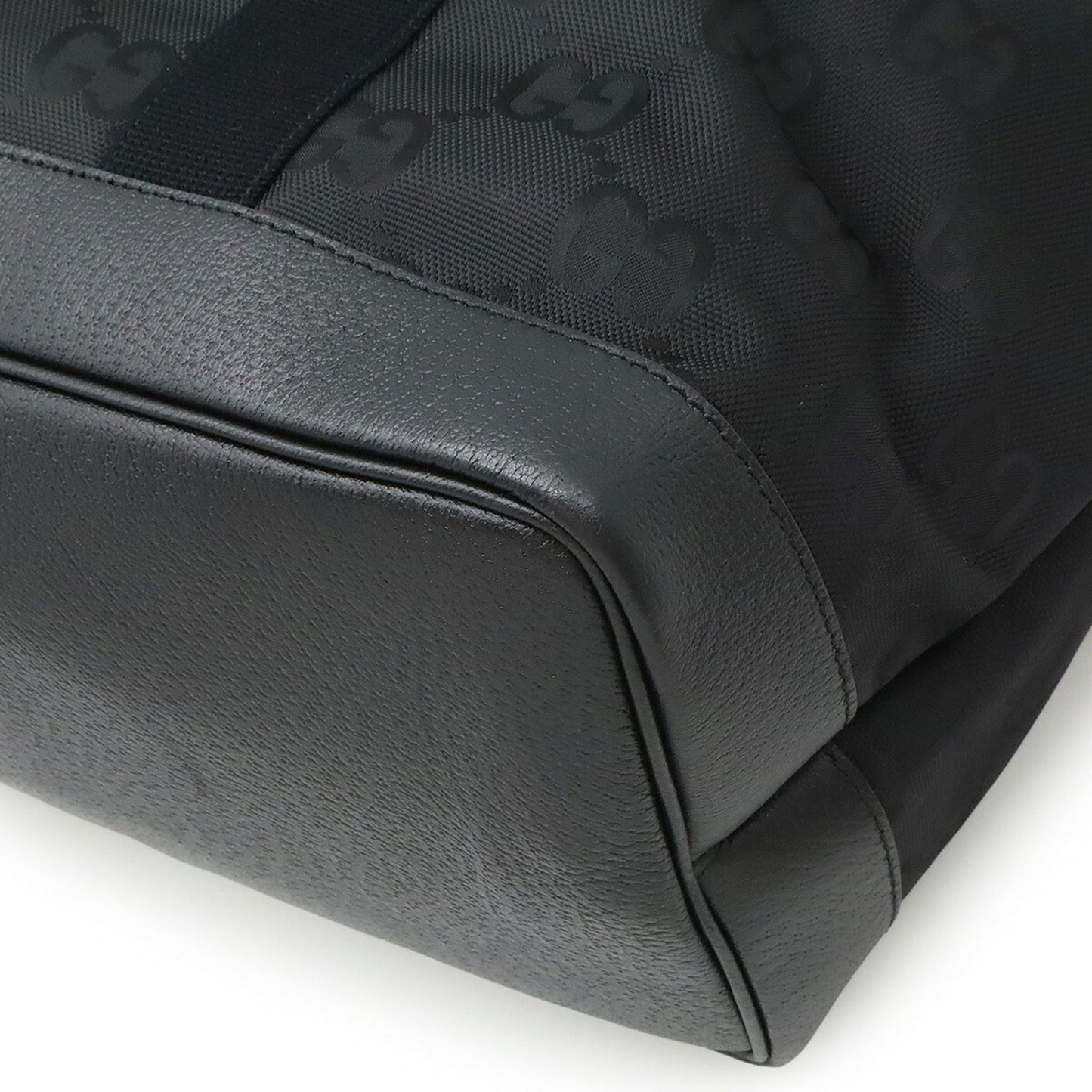 Gucci Black Nylon Canvas Shoulder Bag