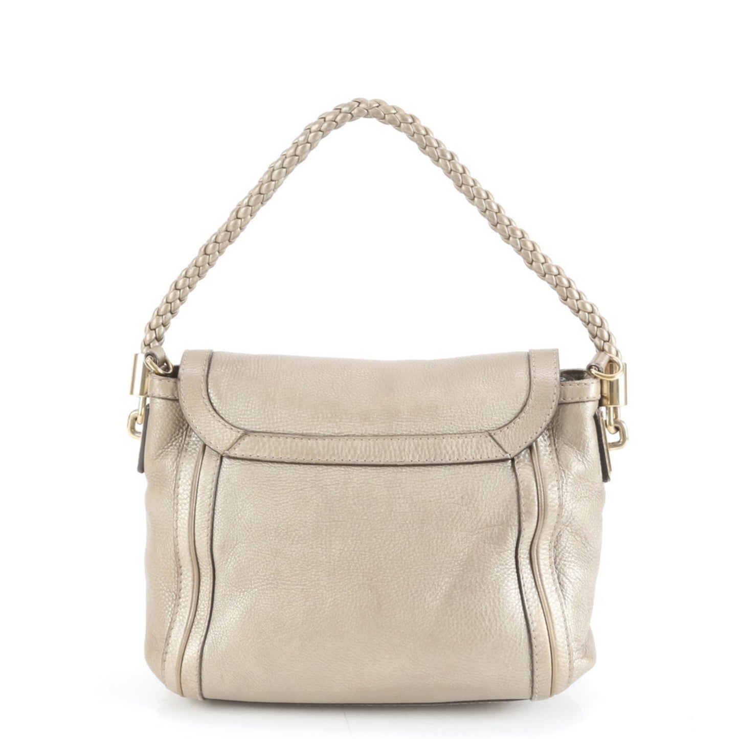 Gucci Gold Leather Shoulder Bag