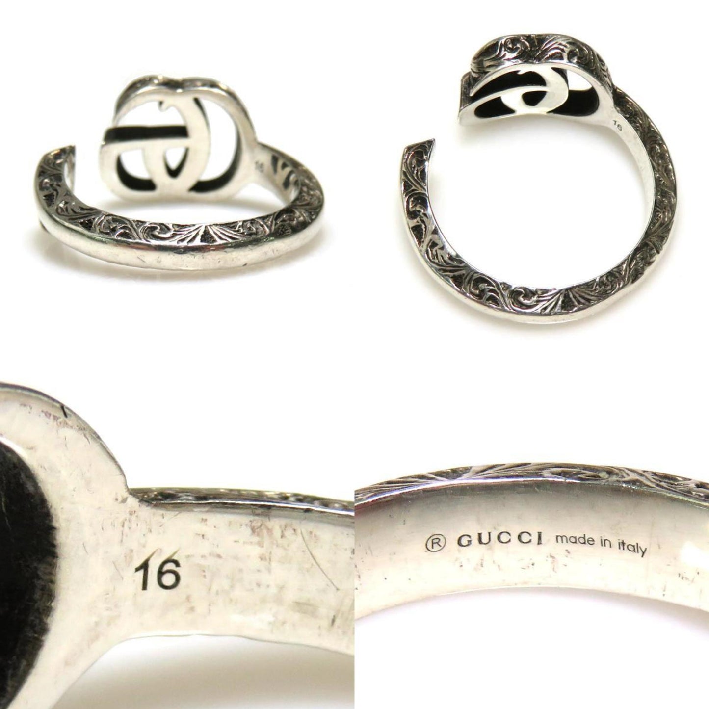 Gucci Silver Silver 925 Band Ring
