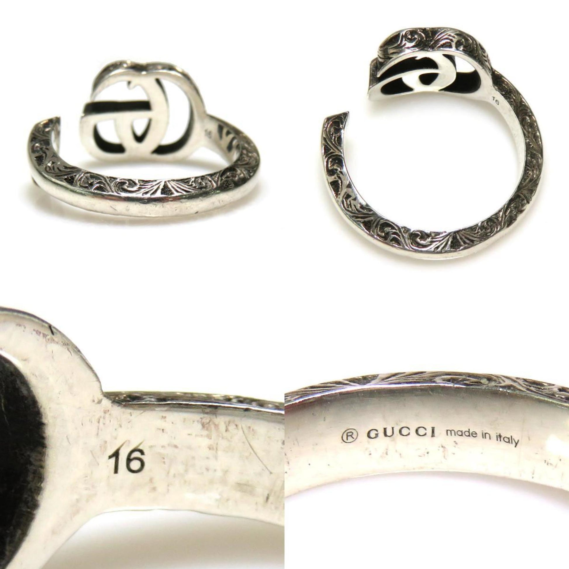 Gucci Silver Silver 925 Band Ring