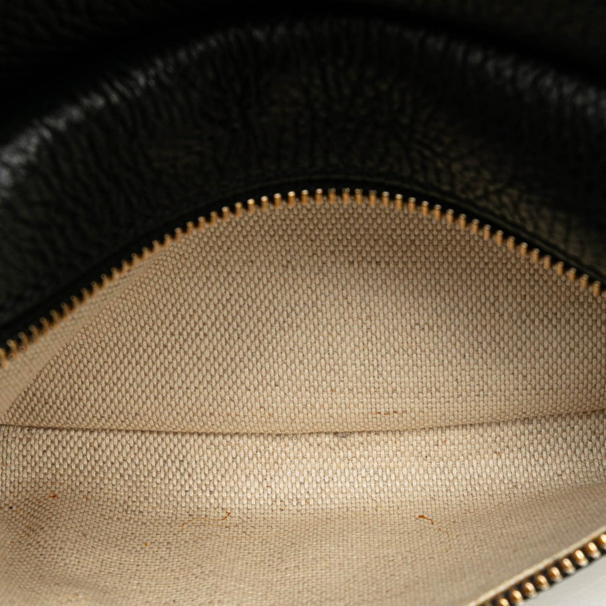 Gucci Black Leather Backpack