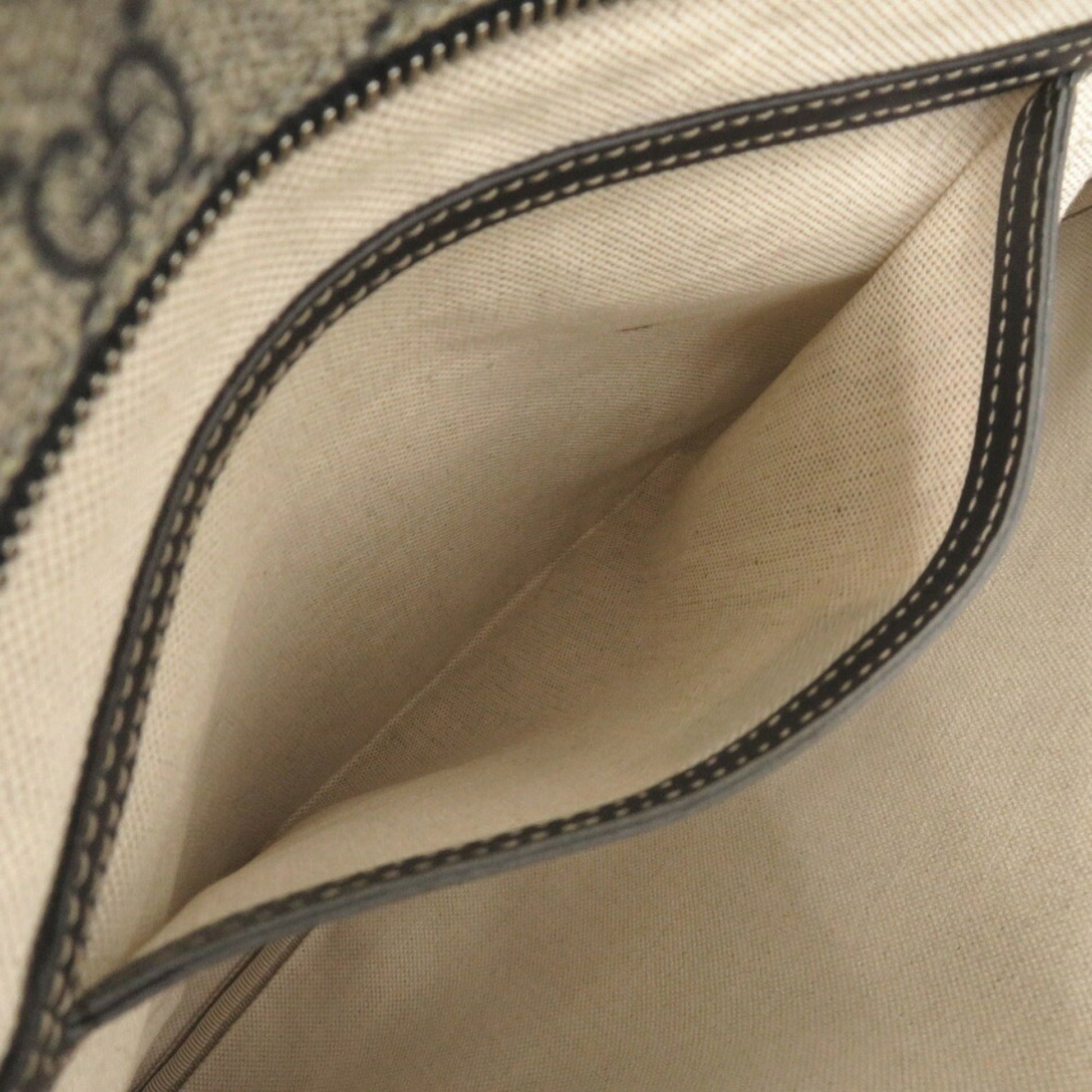 Gucci Beige Navy Gg Supreme Shoulder Bag