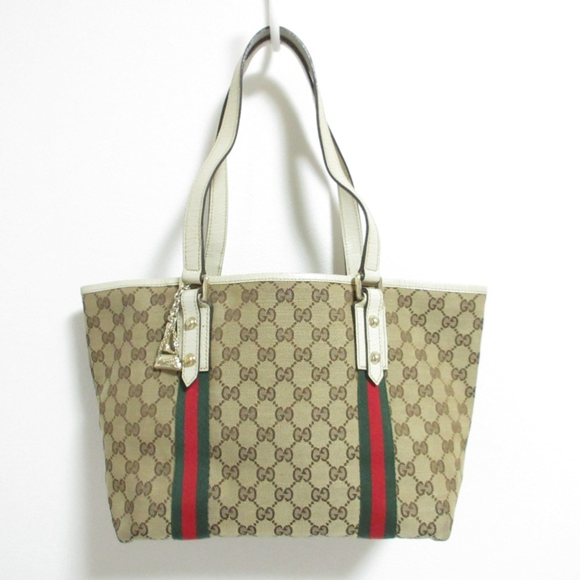 Gucci Gg Canvas Beige Gg Canvas Tote Bag