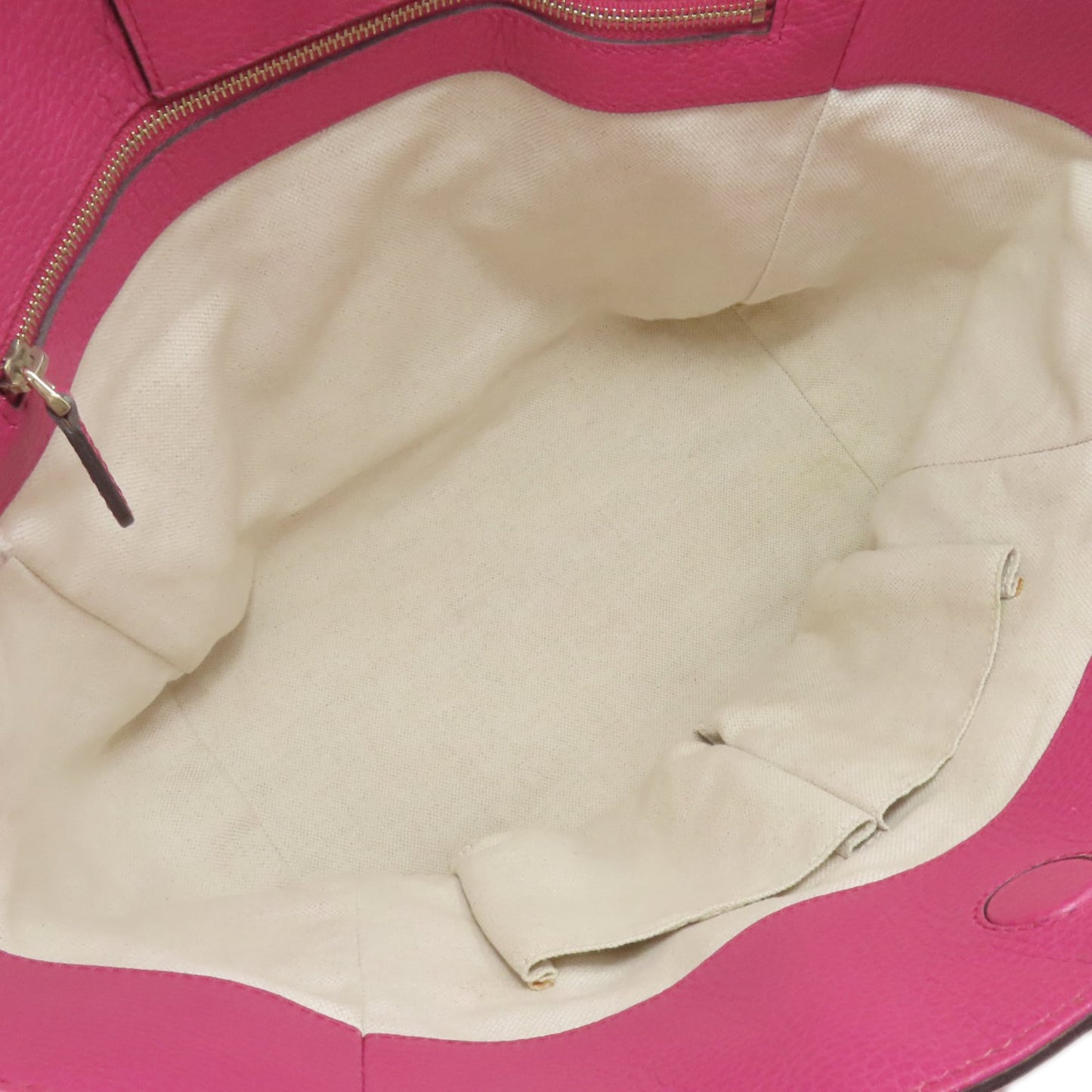 Gucci Pink Leather Tote Bag