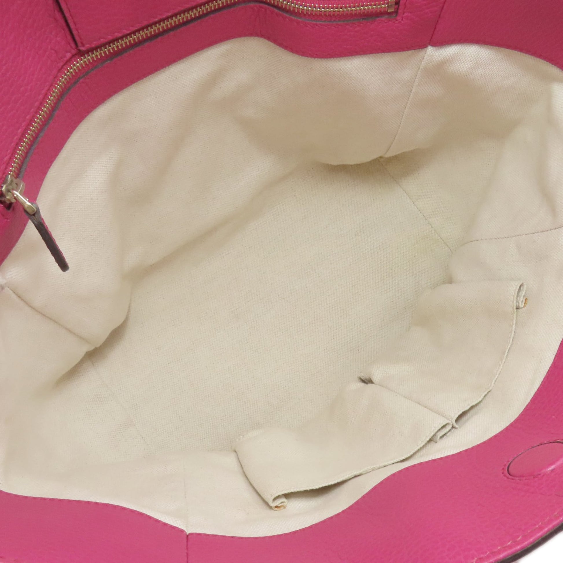 Gucci Pink Leather Tote Bag