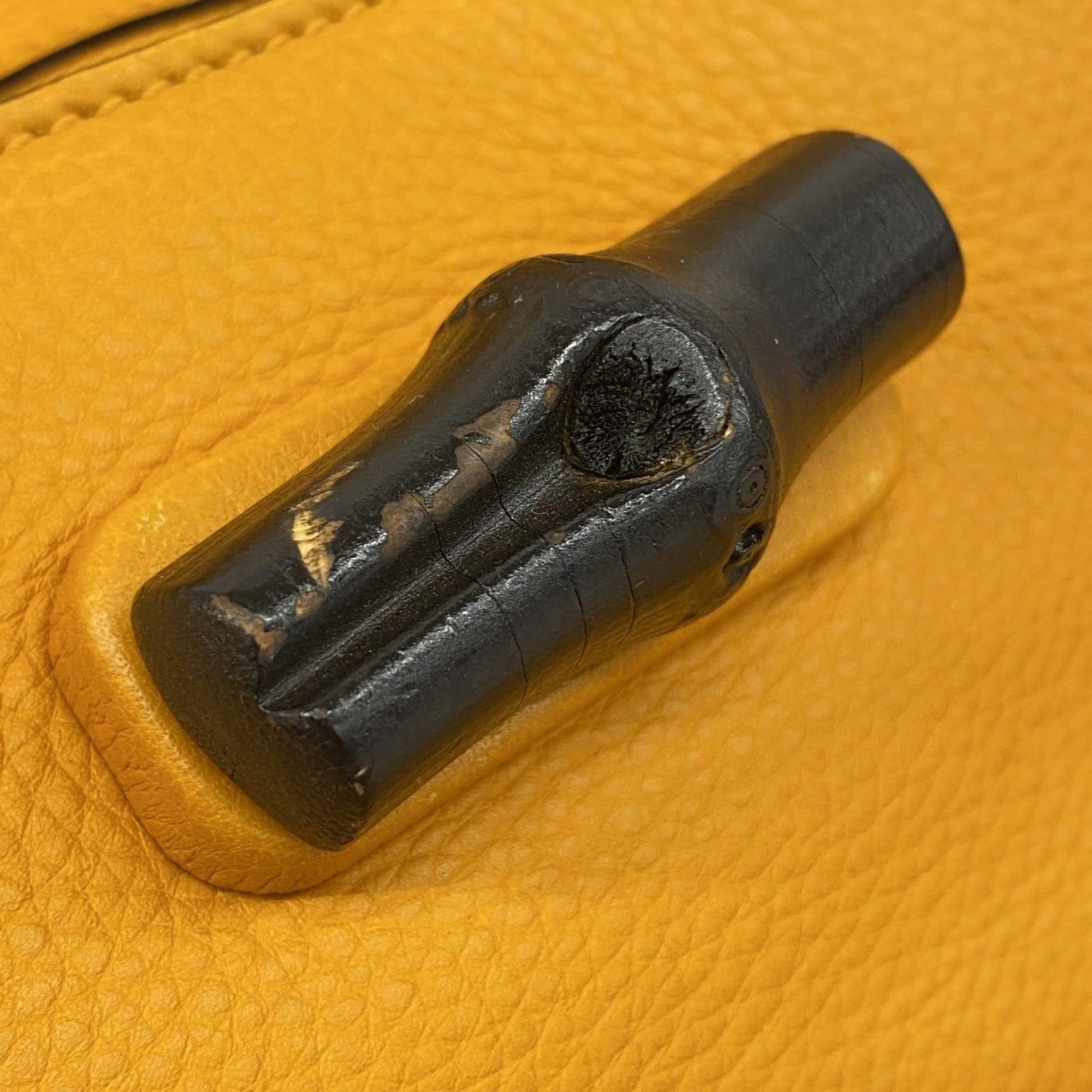 Gucci Orange Leather Handbag