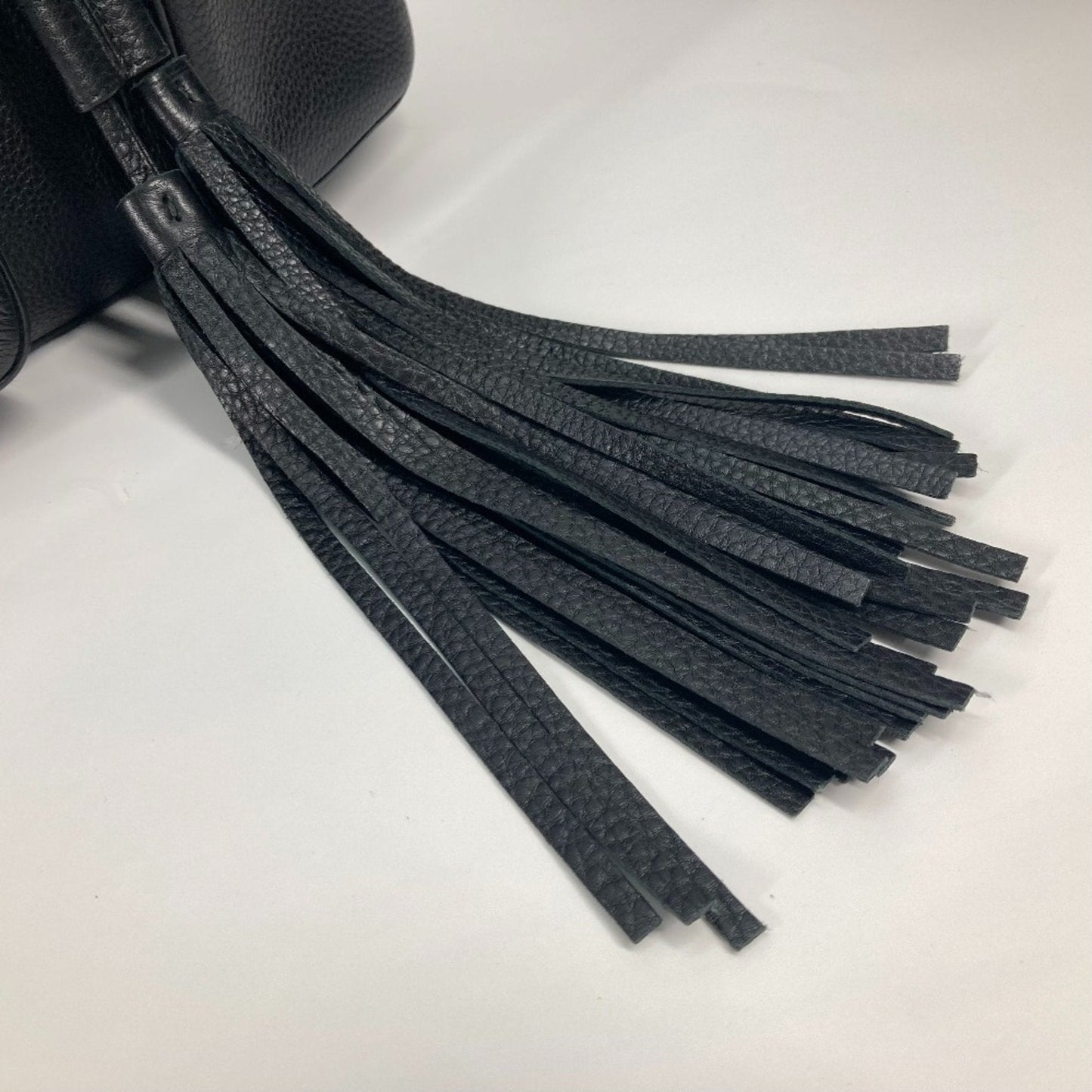 Gucci Black Leather Backpack