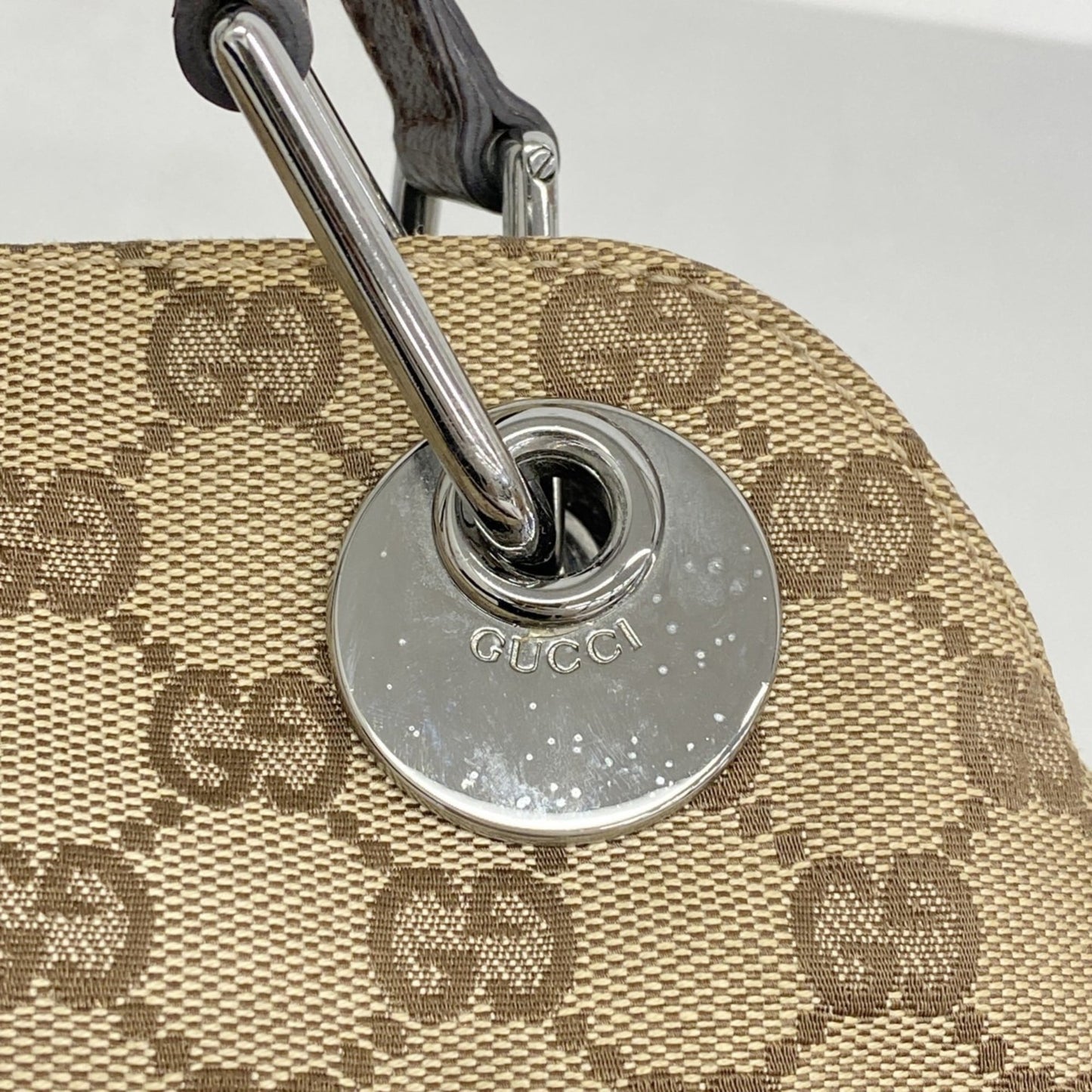 Gucci Brown Canvas Tote Bag