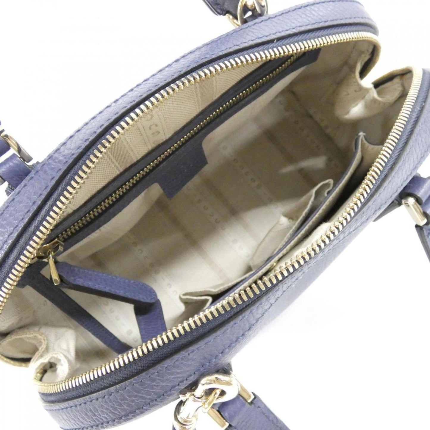 Gucci Blue Leather Handbag