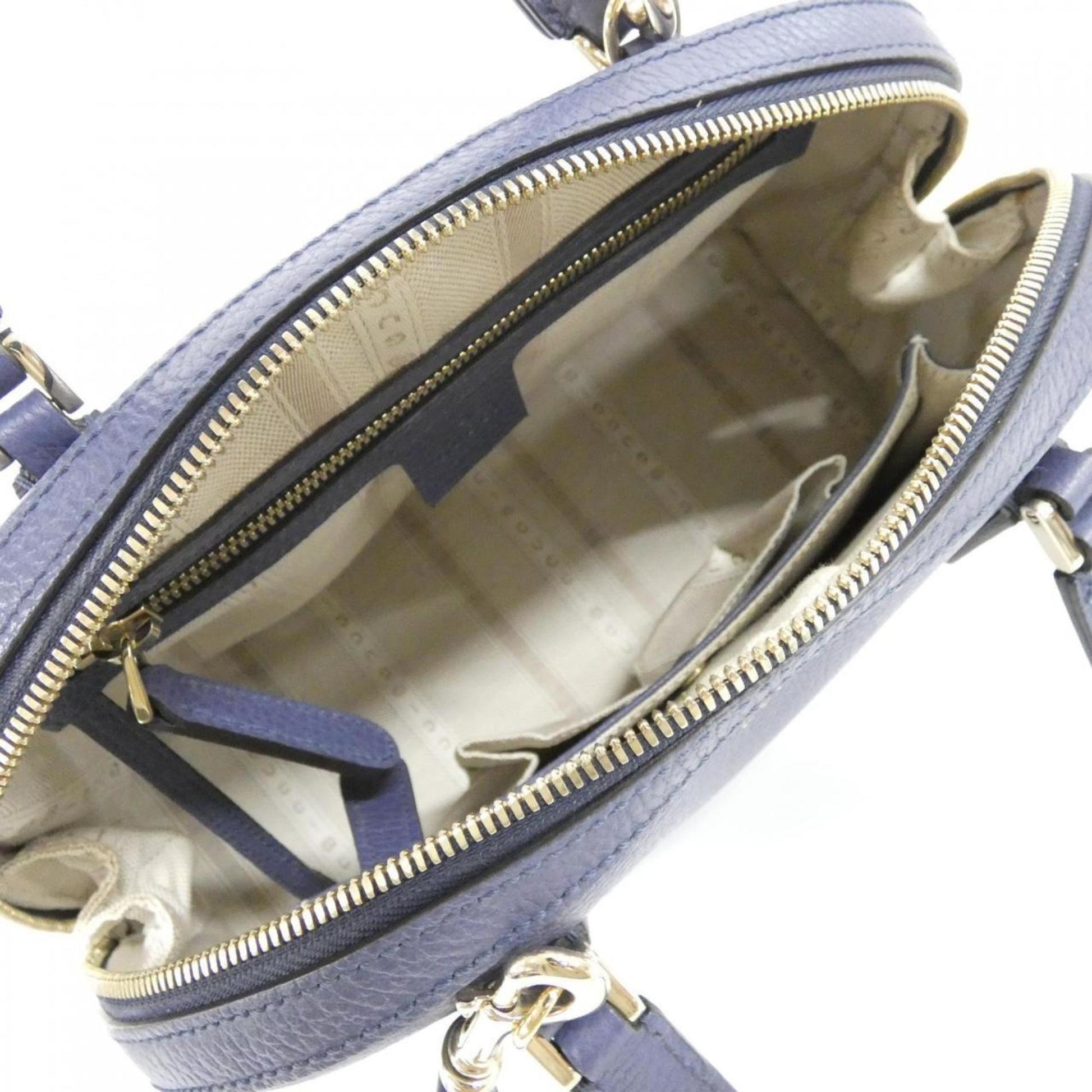 Gucci Blue Leather Handbag