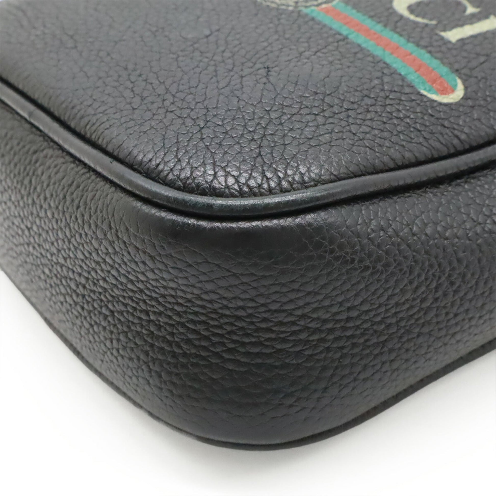 Gucci Black Leather Shoulder Bag