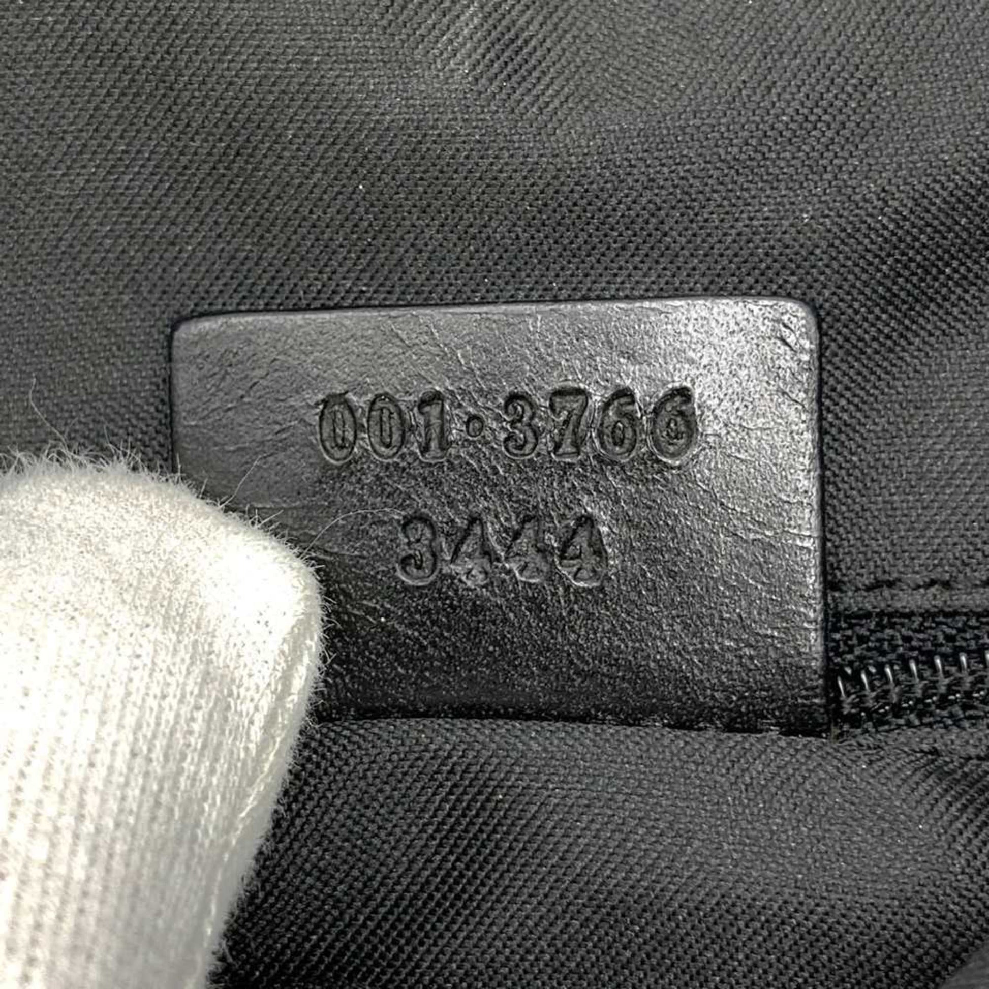 Gucci Black Nylon Leather Shoulder Bag