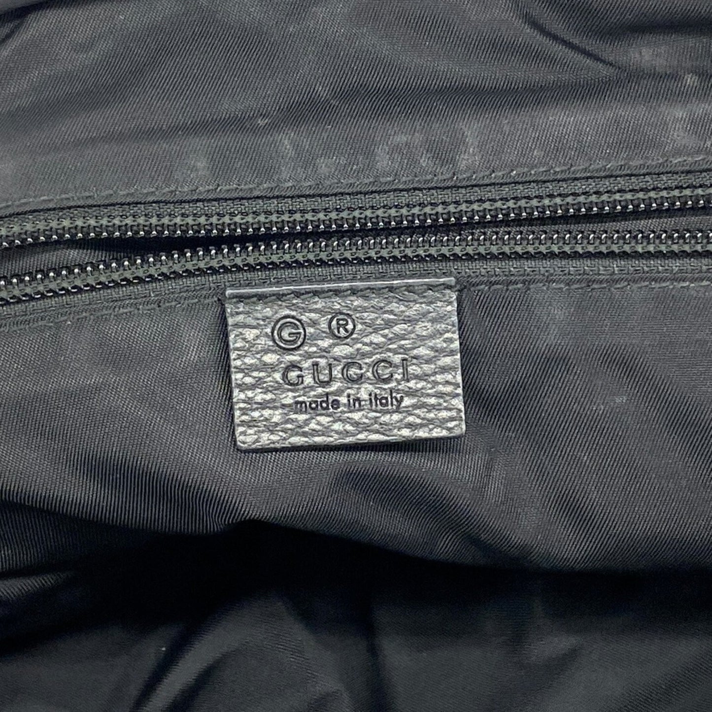 Gucci Black Nylon Tote Bag