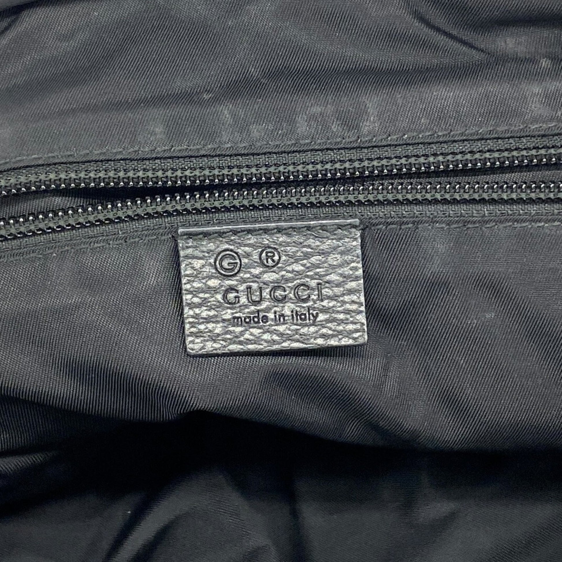 Gucci Black Nylon Tote Bag