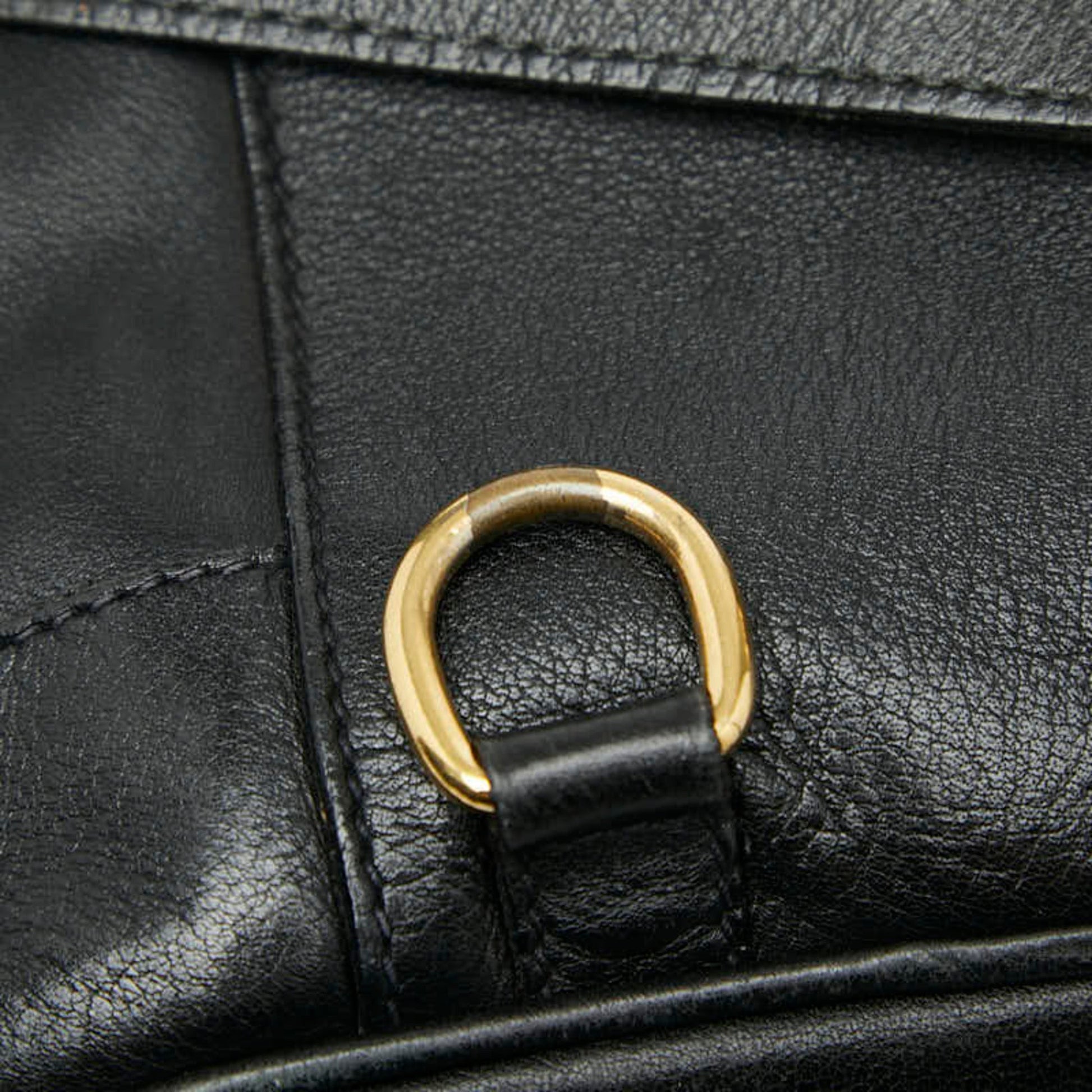 Gucci Black Leather Shoulder Bag Sling Bag