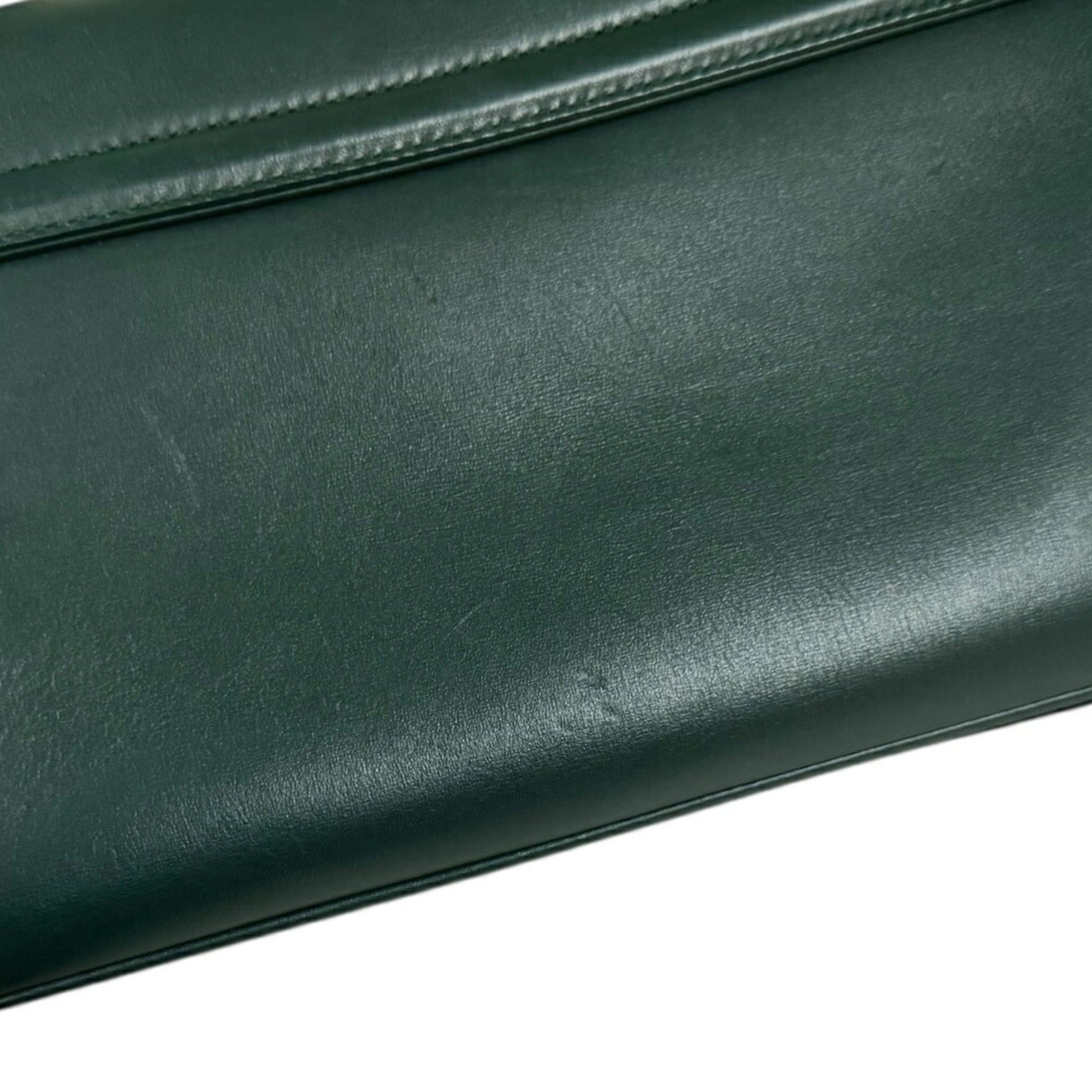 Gucci Green Leather Shoulder Bag